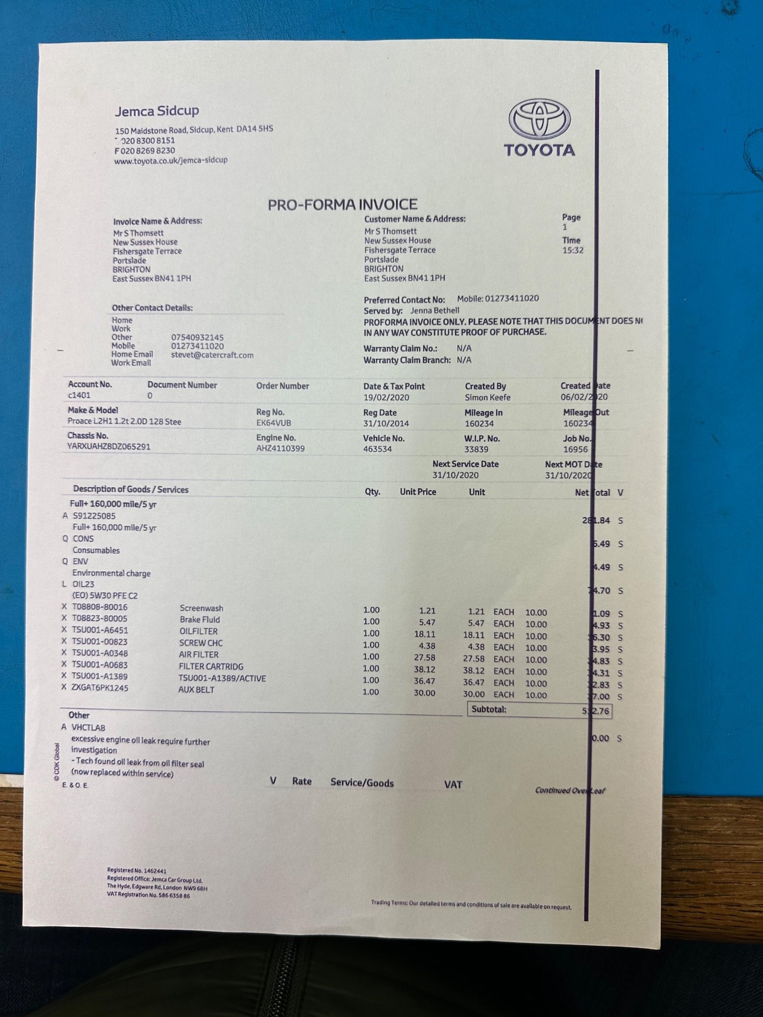 Used Toyota ProAce 2014 for sale - 76446430: Photo 39