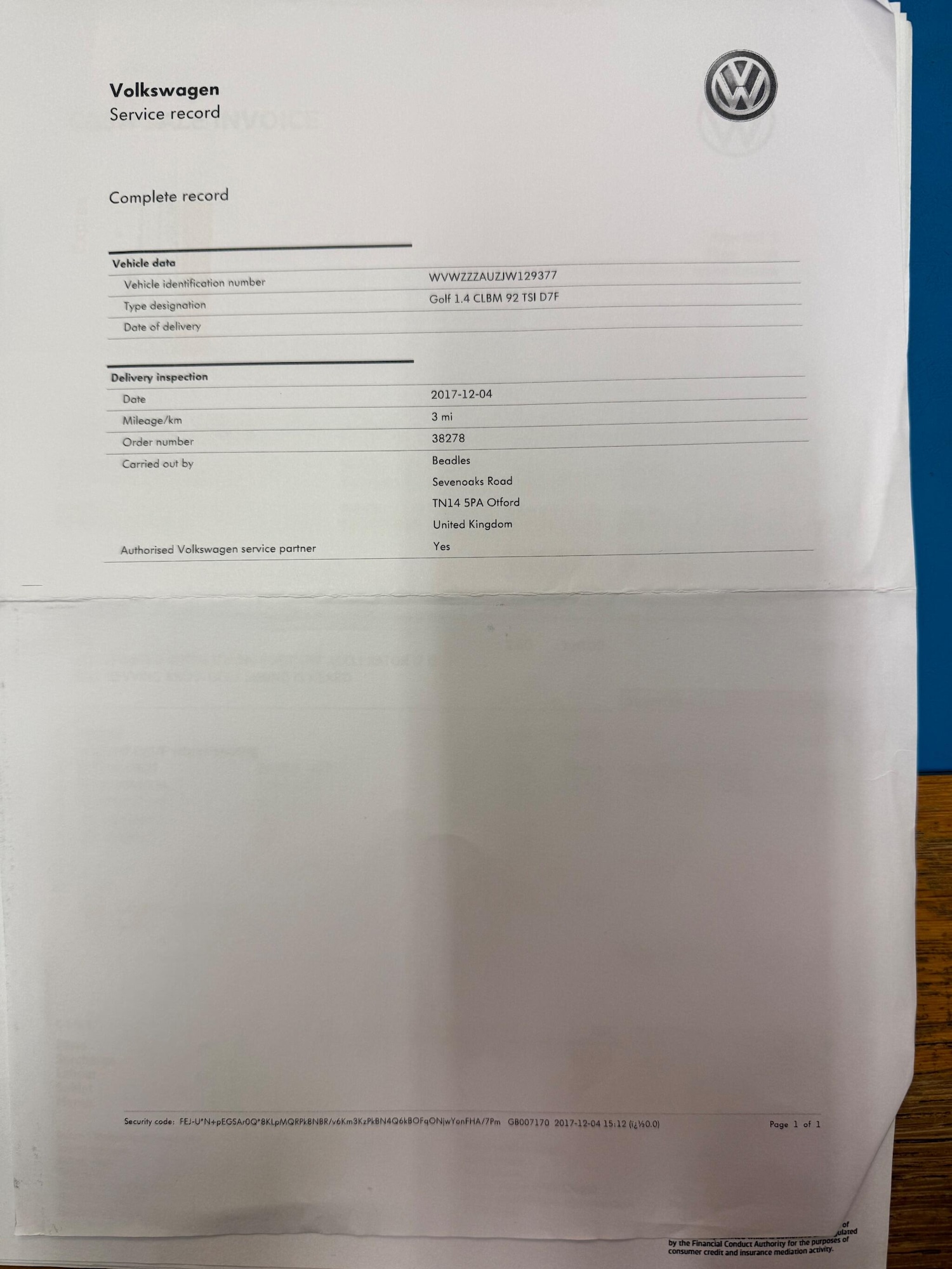 Used Volkswagen Golf 2017 for sale - 76388978: Photo 45