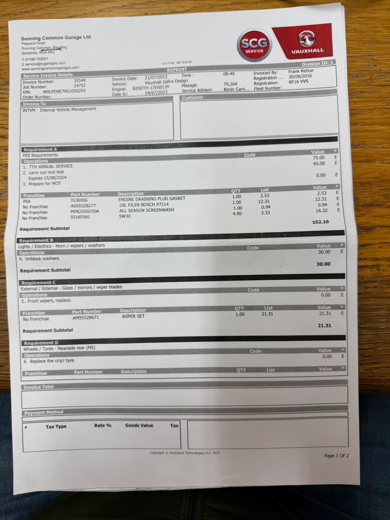 Used Vauxhall Zafira 2016 for sale - 77613032: Photo 50