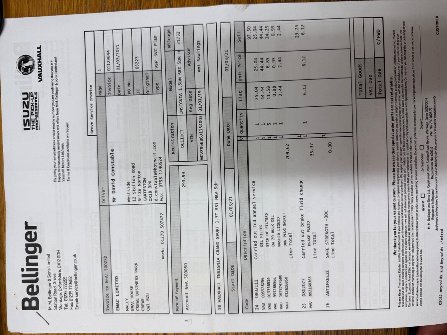Used Vauxhall Insignia 2019 for sale - 77478941: Photo 49