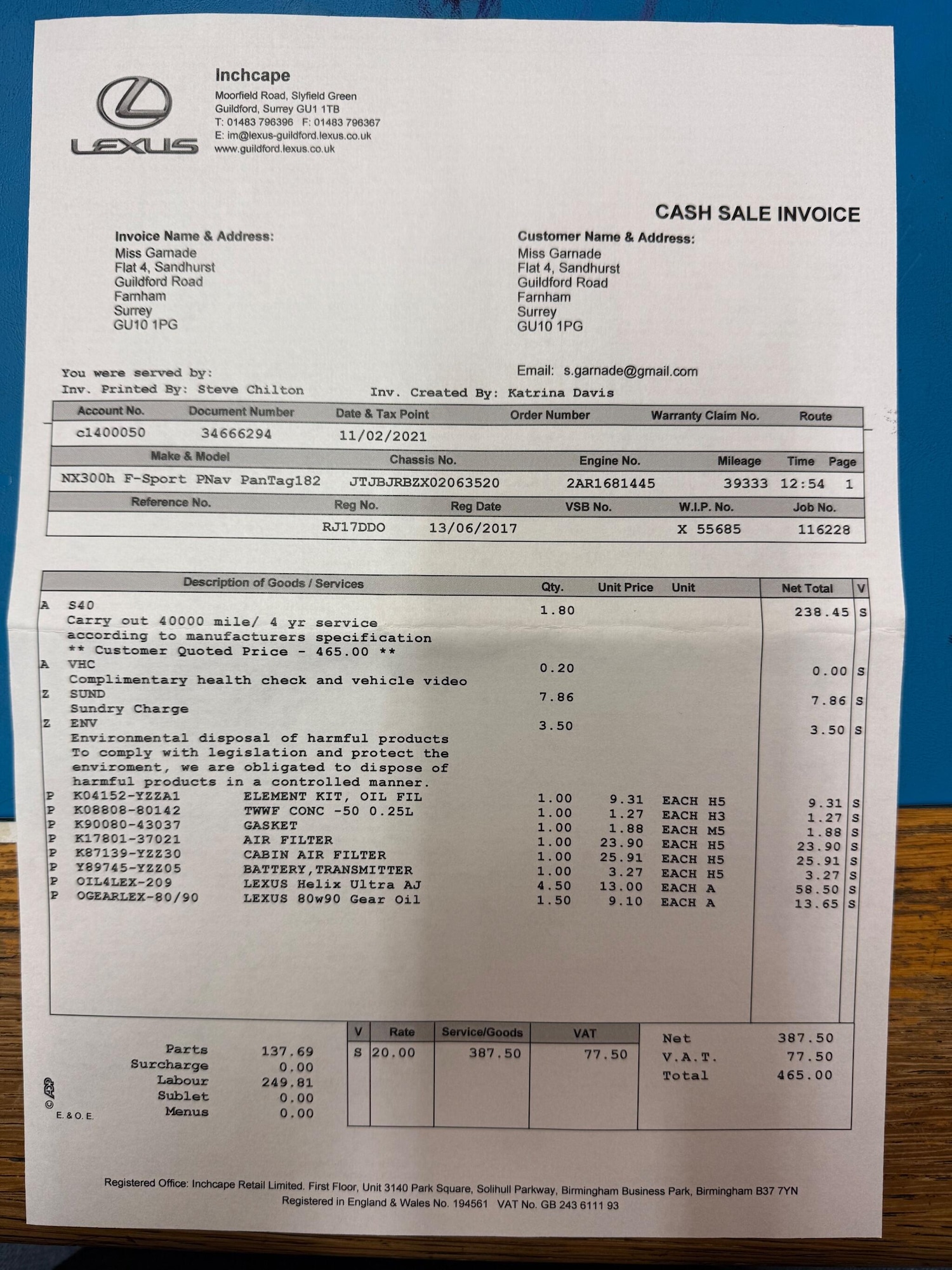 Used Lexus NX 2017 for sale - 76472853: Photo 49