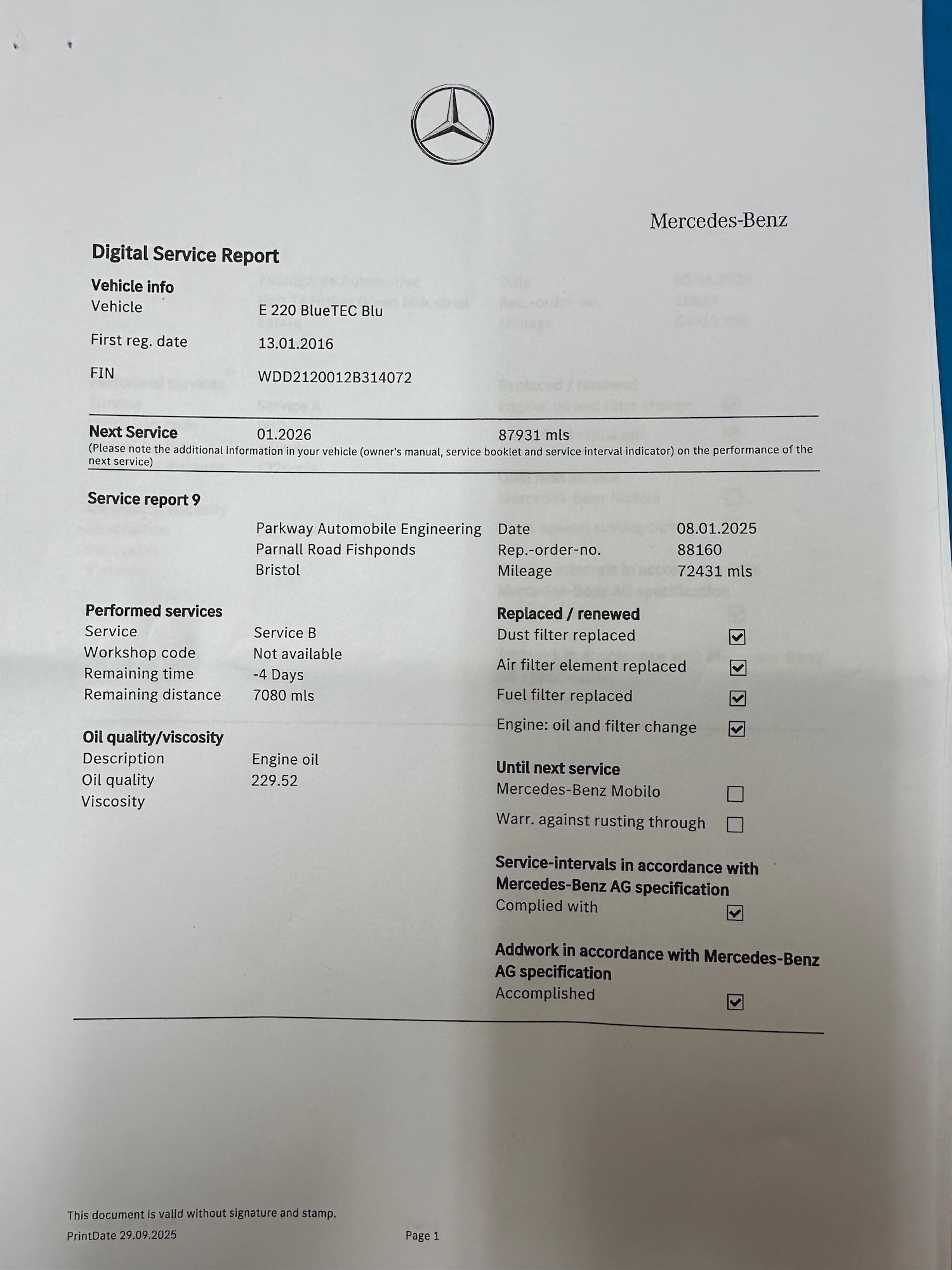 Used Mercedes-Benz E Class 2016 for sale - 76633764: Photo 44