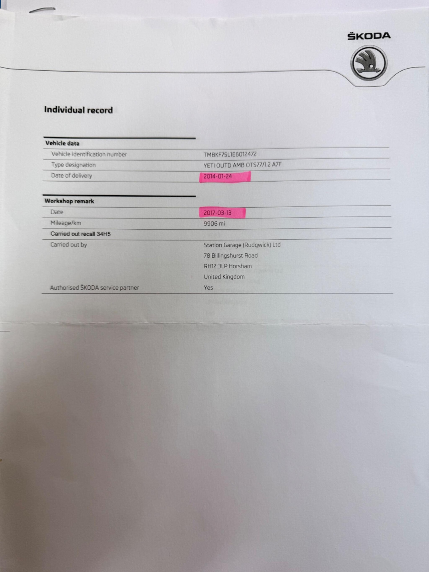 Used Skoda Yeti 2014 for sale - 77683037: Photo 38