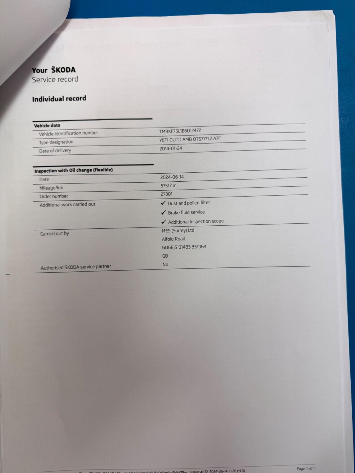 Used Skoda Yeti 2014 for sale - 77683037: Photo 57