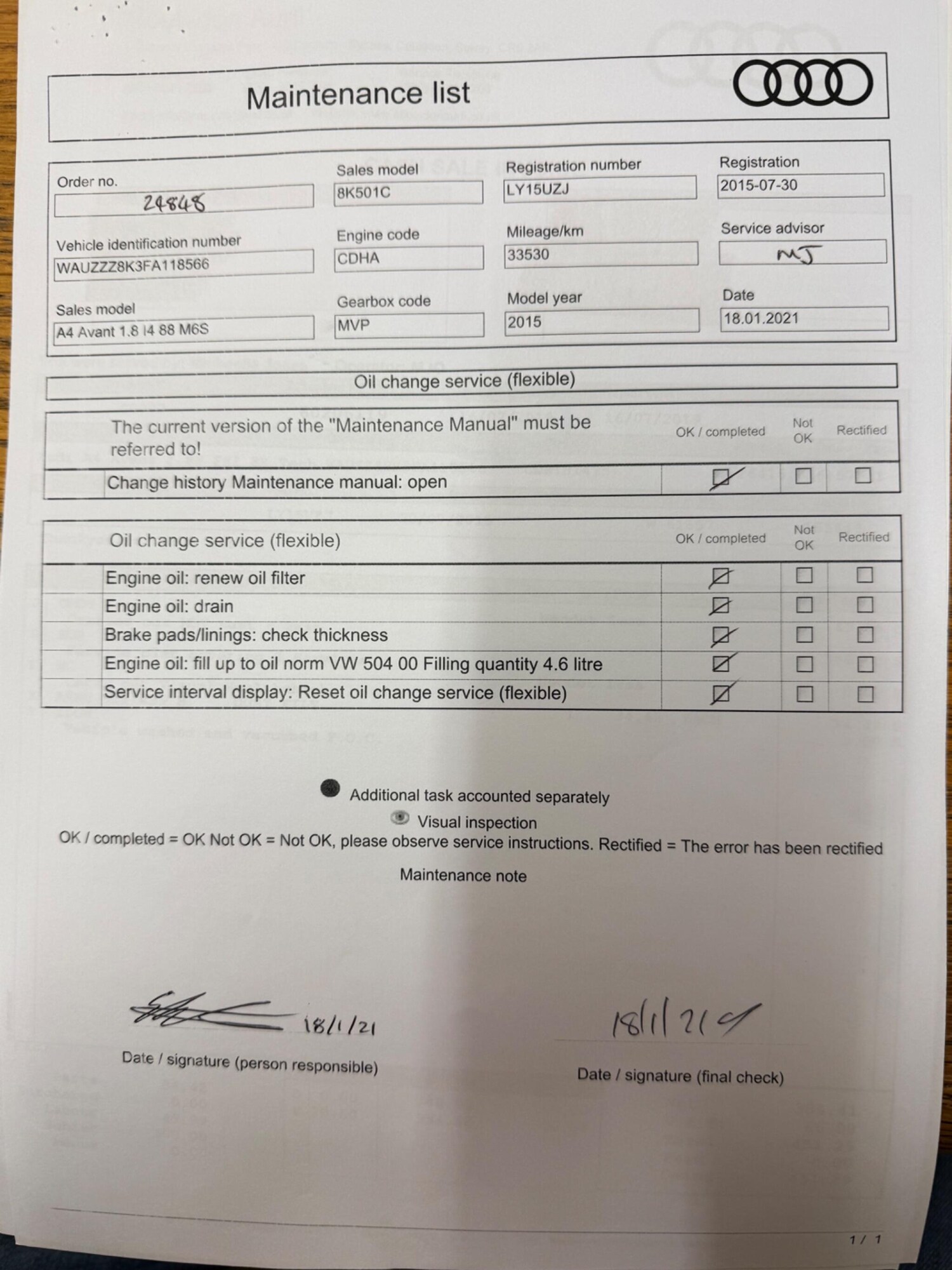 Used Audi A4 2015 for sale - 77479449: Photo 55