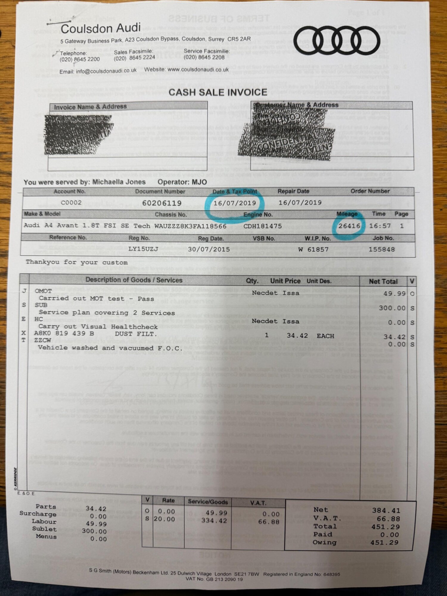 Used Audi A4 2015 for sale - 77479449: Photo 56