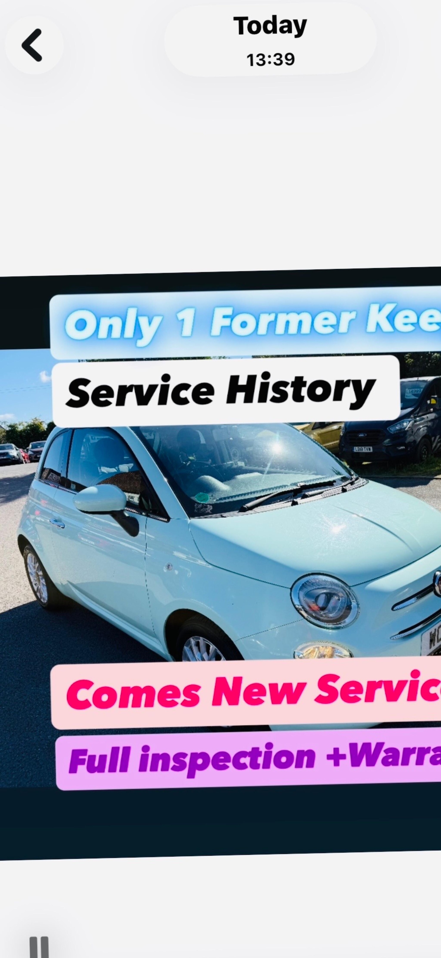 Used Fiat 500 2017 for sale - 76988435: Photo 2