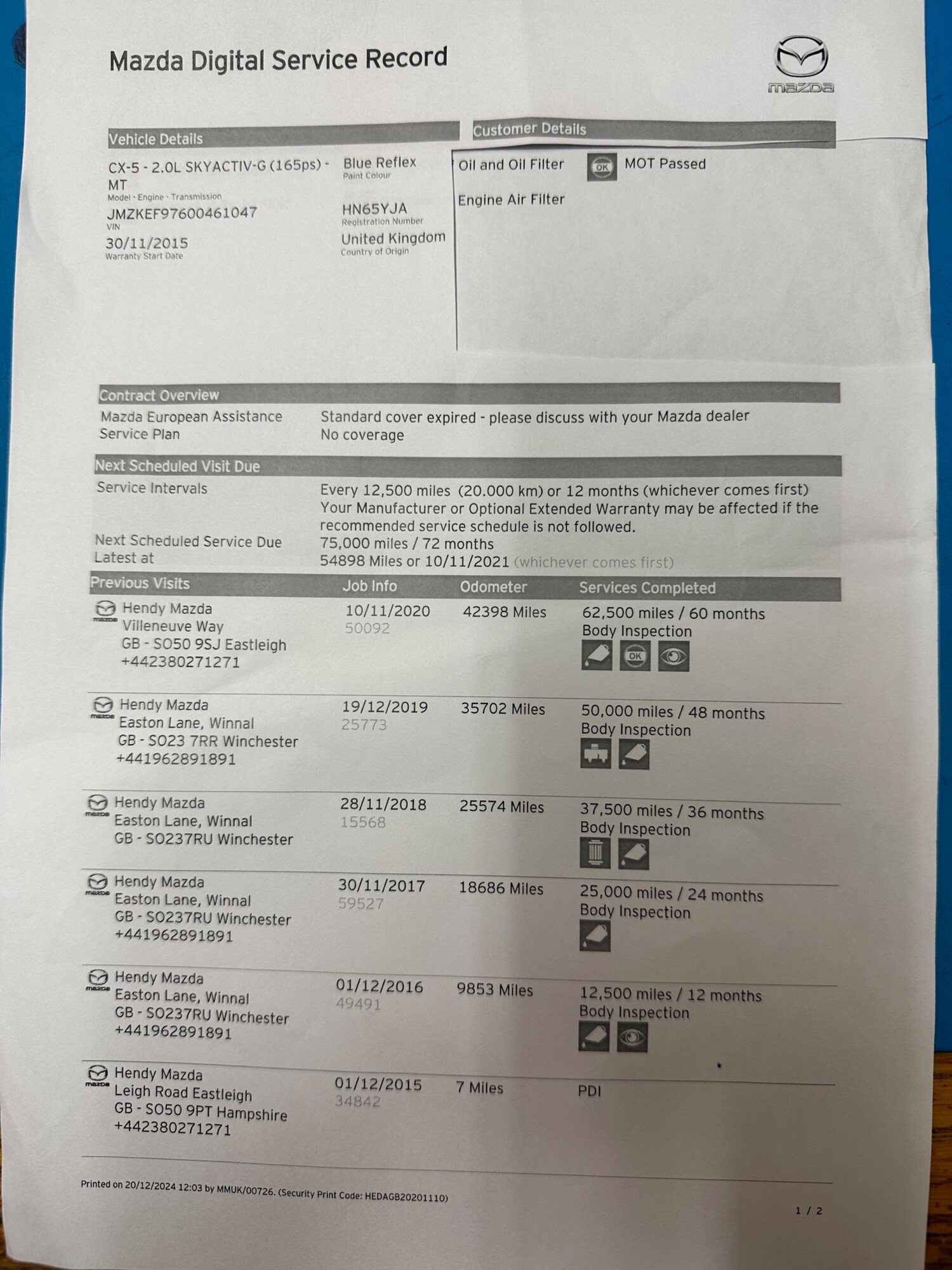 Used Mazda CX-5 2015 for sale - 76314906: Photo 46