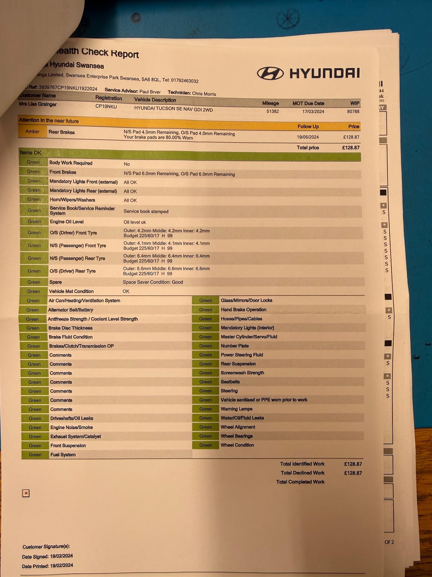 Used Hyundai TUCSON for sale - 76996268: Photo 54