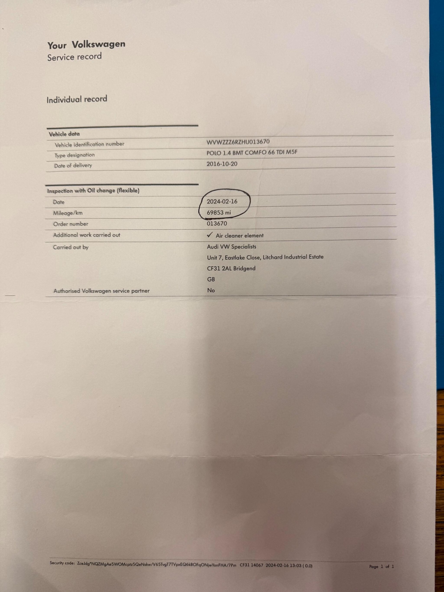 Used Volkswagen Polo 2016 for sale - 76990619: Photo 51