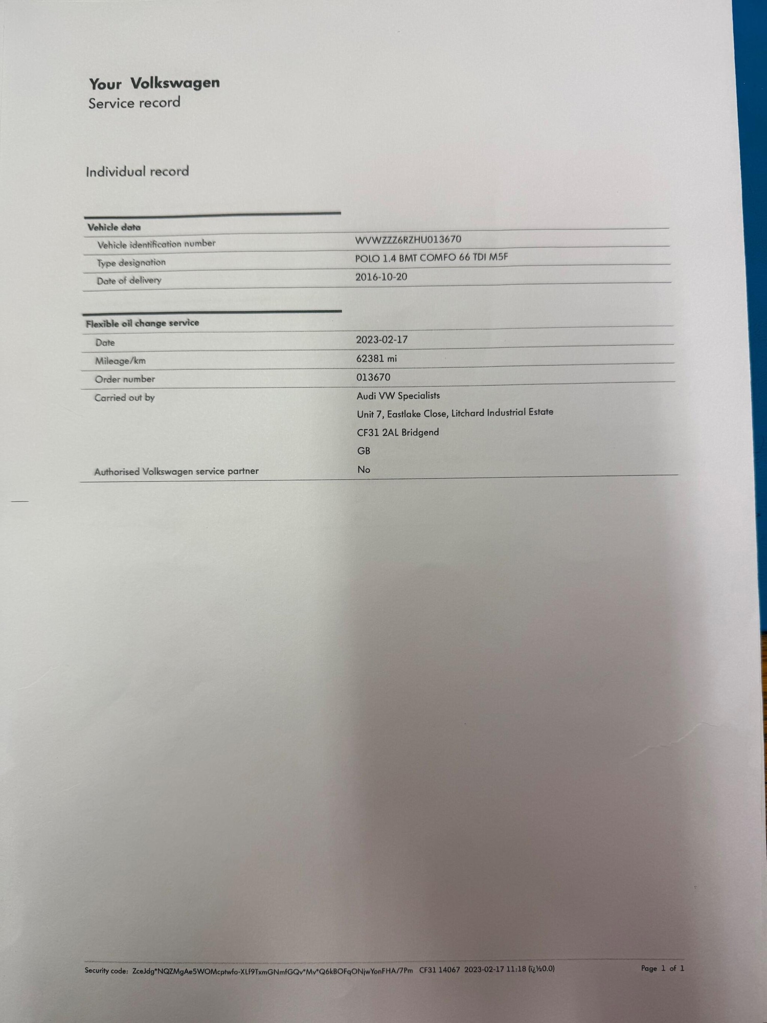 Used Volkswagen Polo 2016 for sale - 76990619: Photo 52