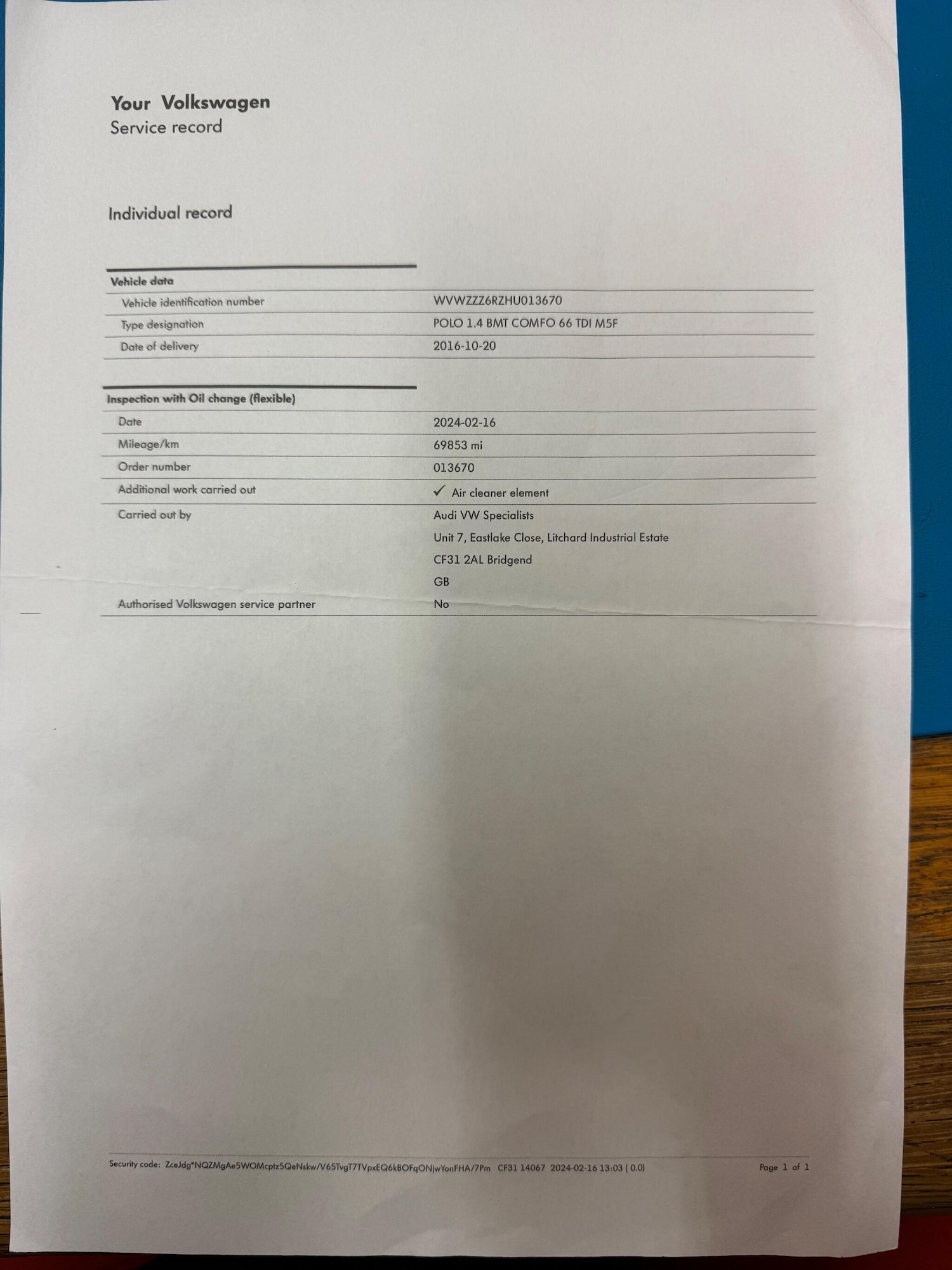 Used Volkswagen Polo 2016 for sale - 76990619: Photo 54