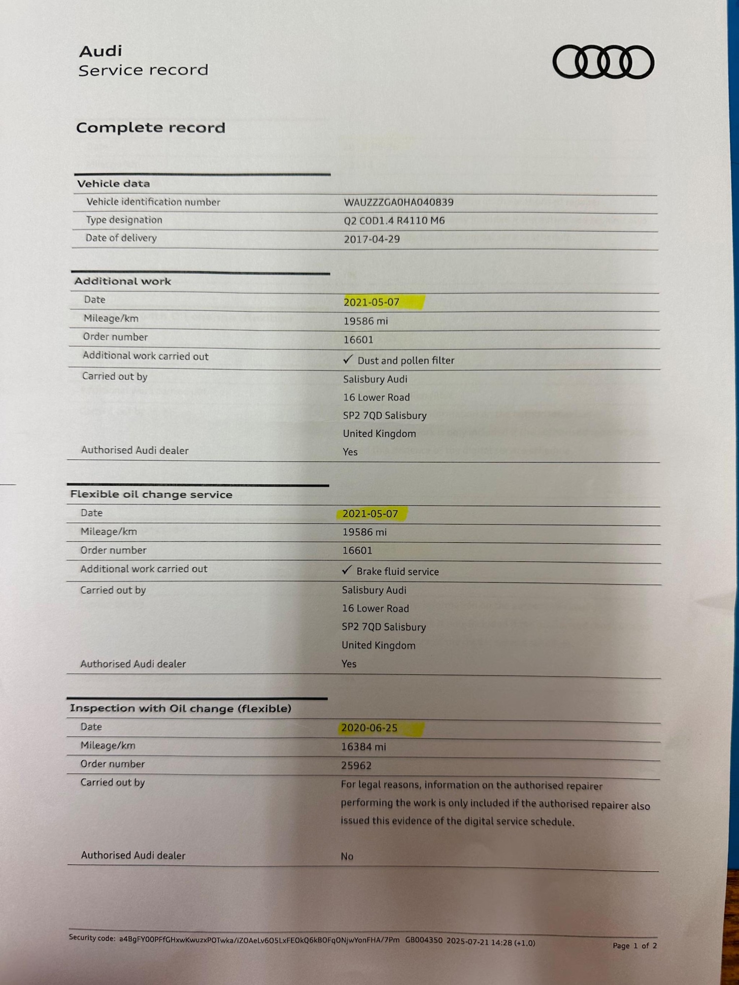 Used Audi Q2 2017 for sale - 77598894: Photo 43