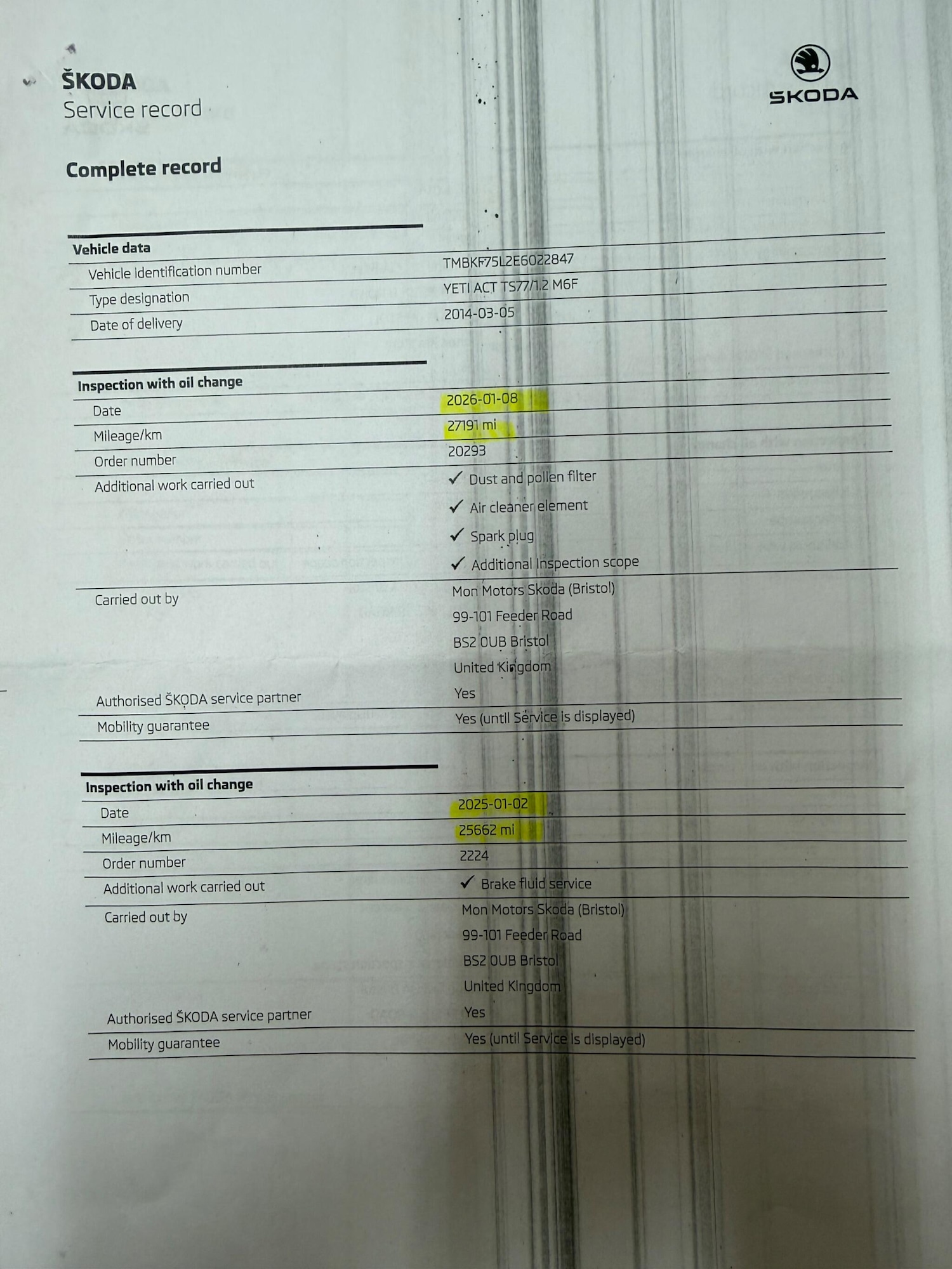 Used Skoda Yeti 2014 for sale - 77550402: Photo 32