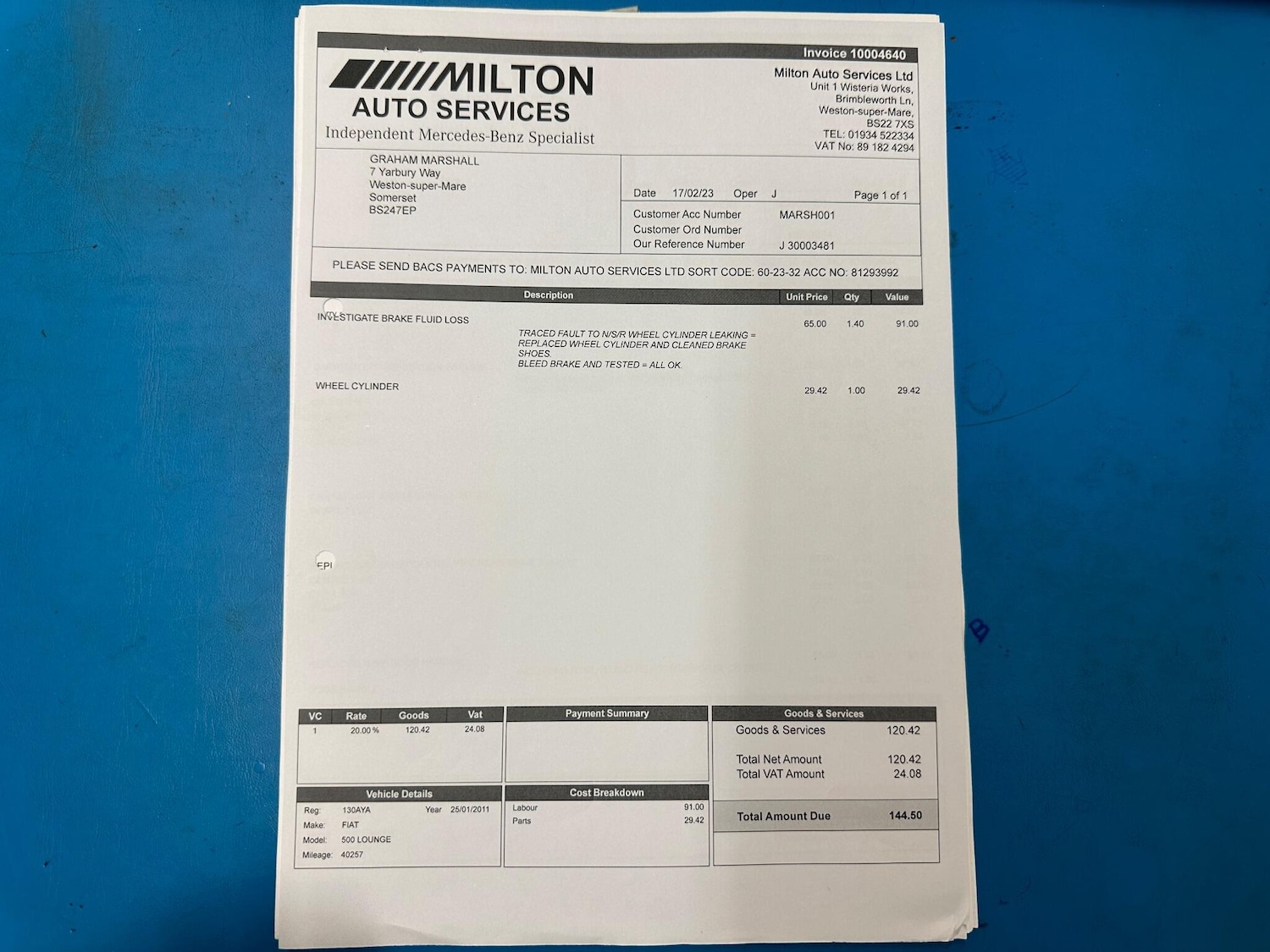 Used Fiat 500 2011 for sale - 76926590: Photo 44