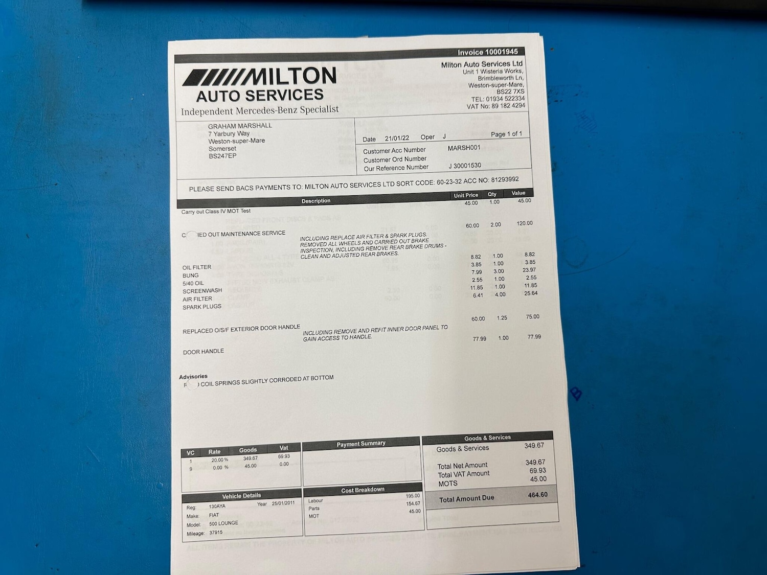 Used Fiat 500 2011 for sale - 76926590: Photo 47