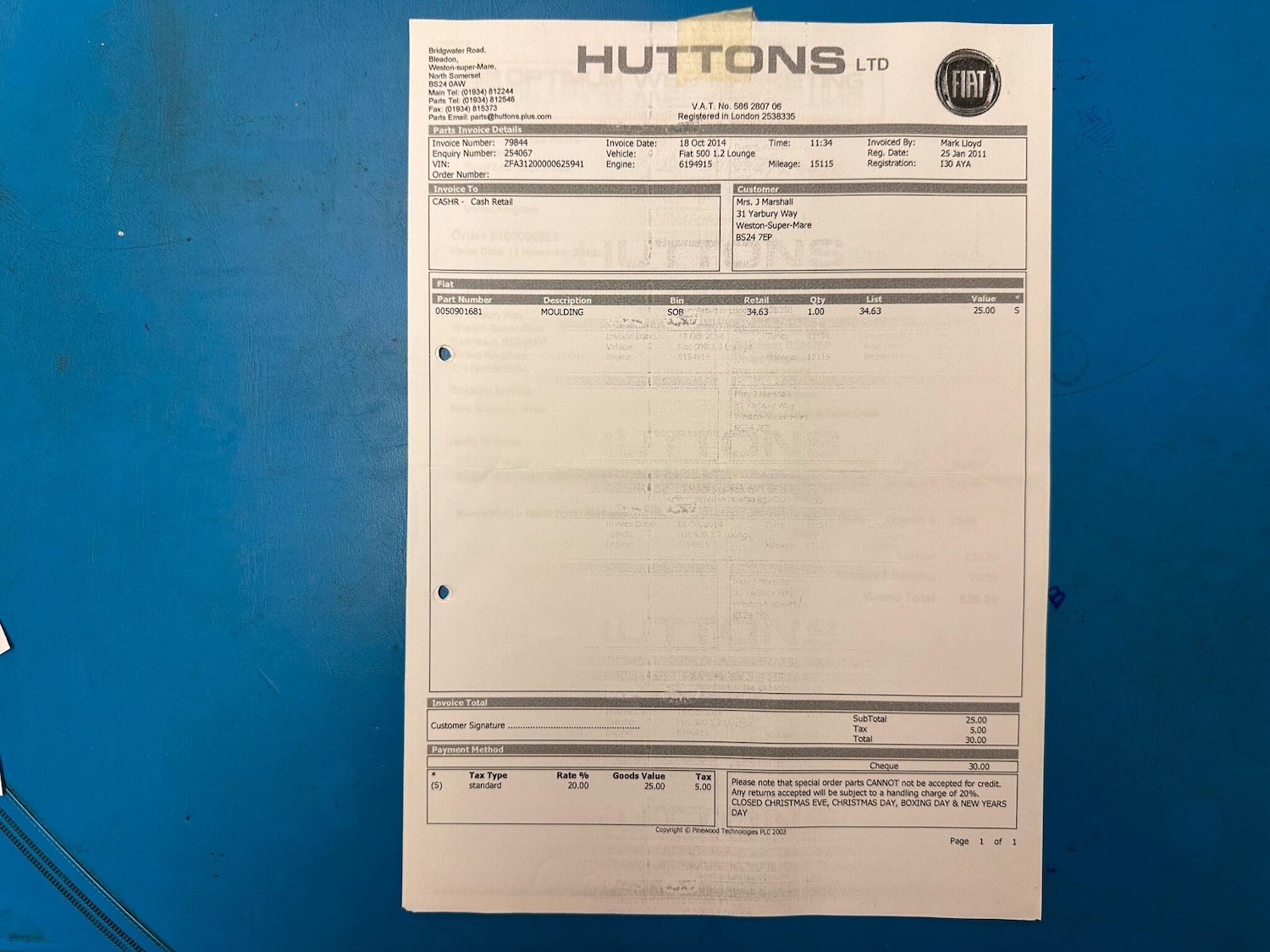 Used Fiat 500 2011 for sale - 76926590: Photo 72