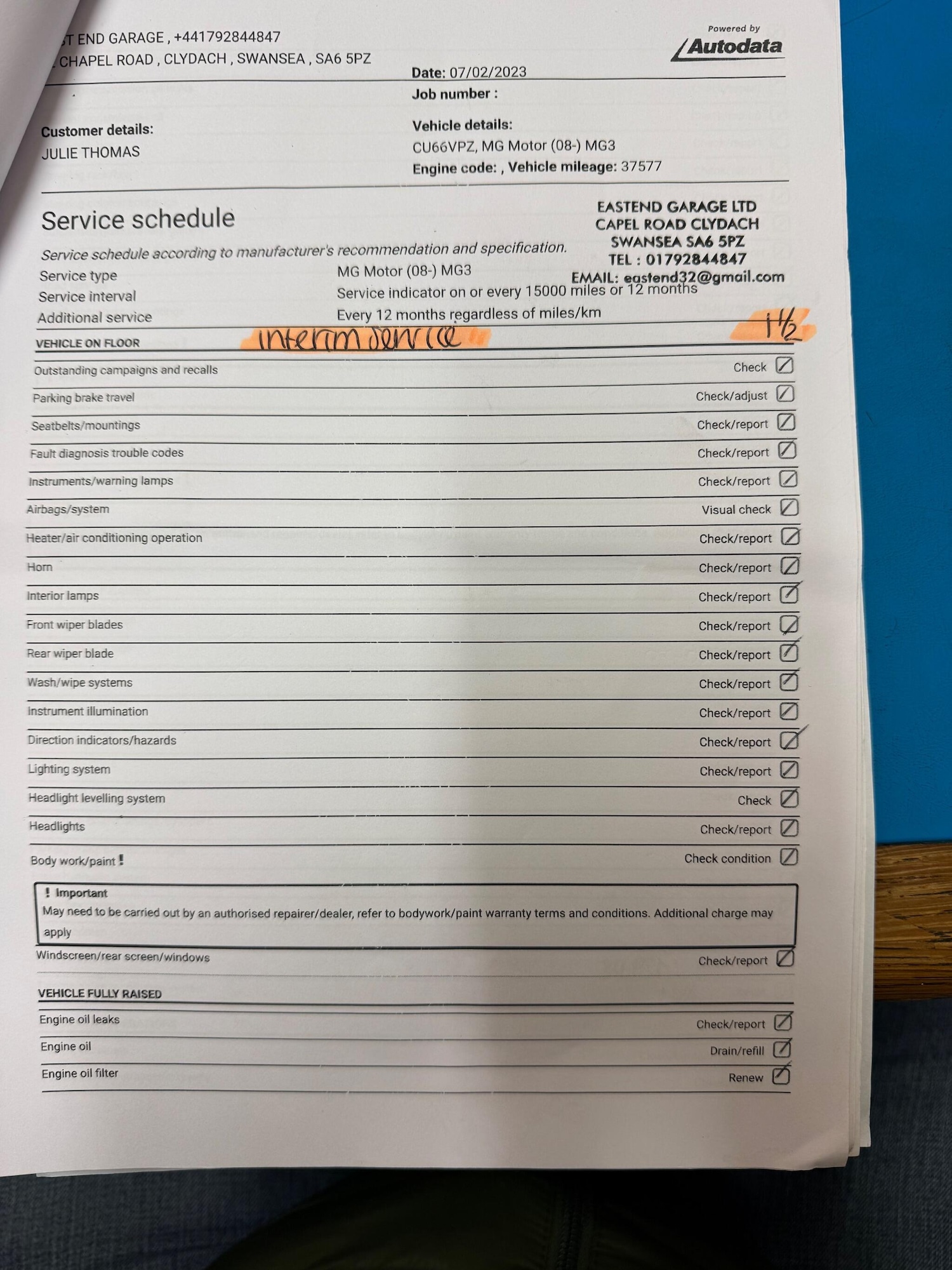 Used MG MG3 2017 for sale - 77073924: Photo 32