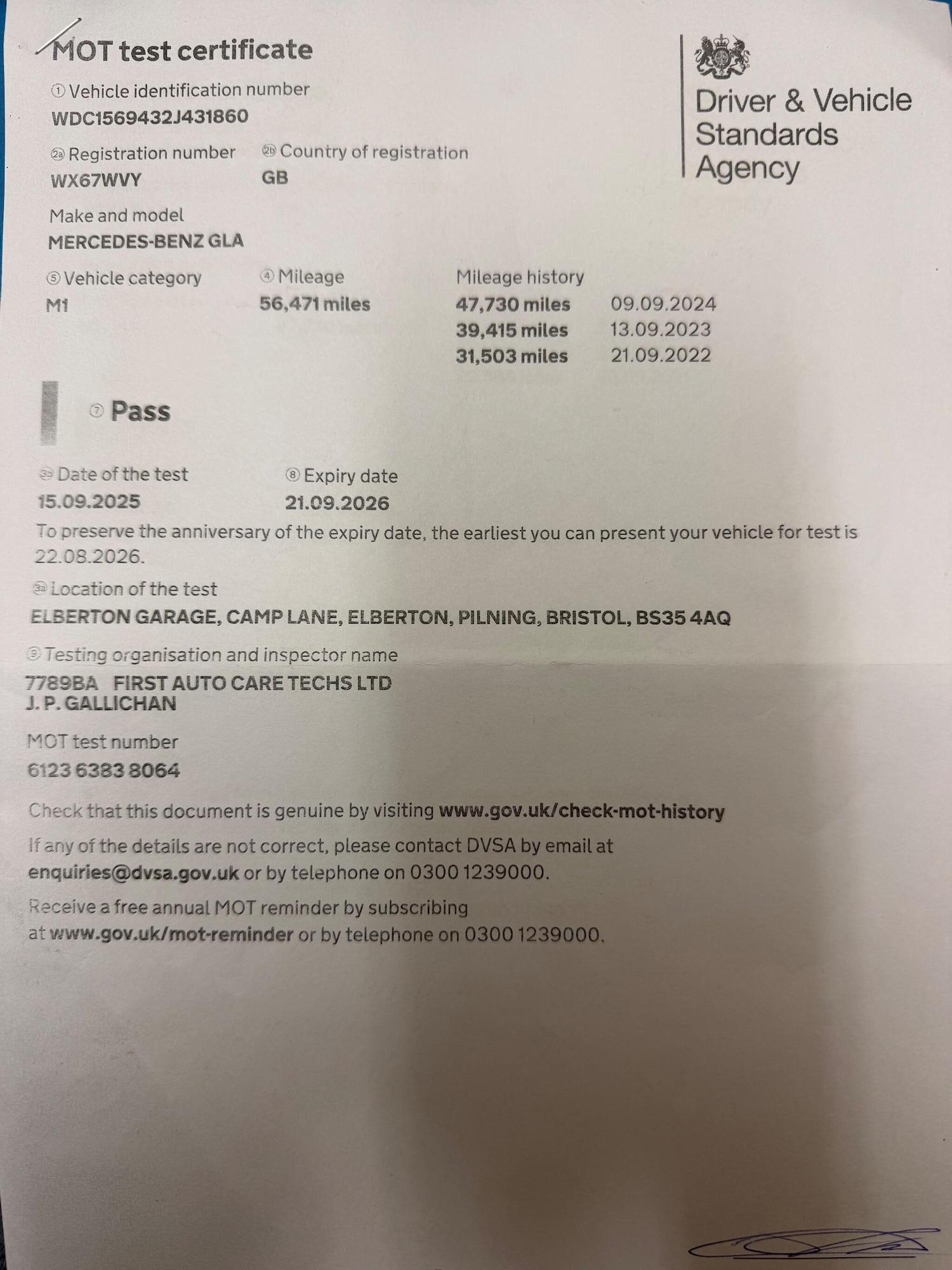 Used Mercedes-Benz GLA 2017 for sale - 76989913: Photo 38