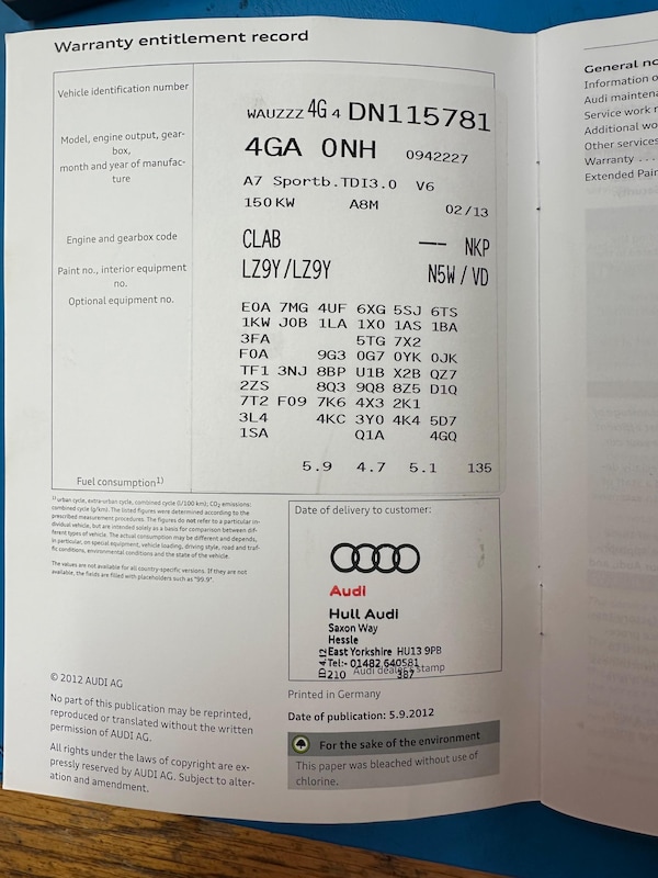 Used Audi A7 2013 for sale - 74875532: Photo 49