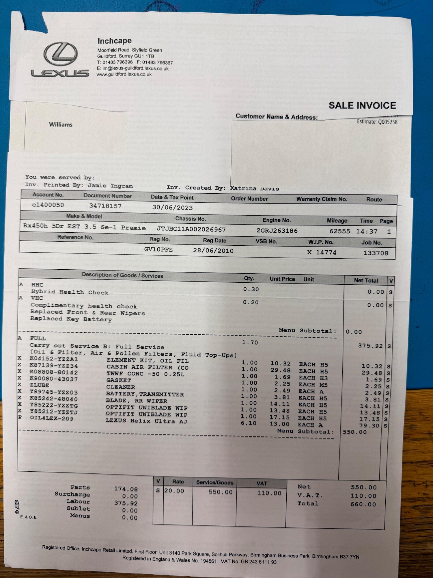 Used Lexus RX 2010 for sale - 76996024: Photo 68