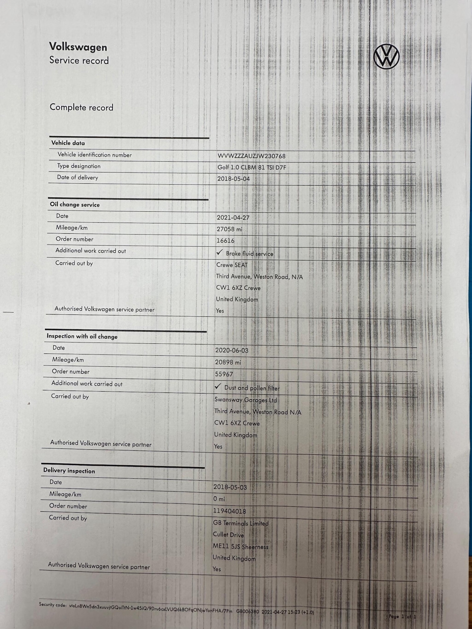 Used Volkswagen Golf 2018 for sale - 75990063: Photo 31