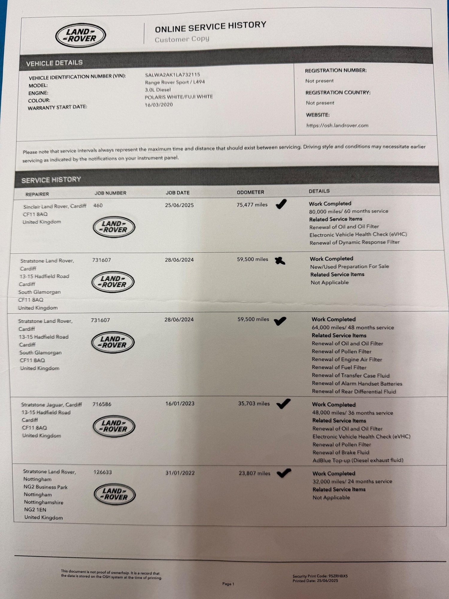 Used Land Rover Range Rover Sport 2020 for sale - 76397832: Photo 48