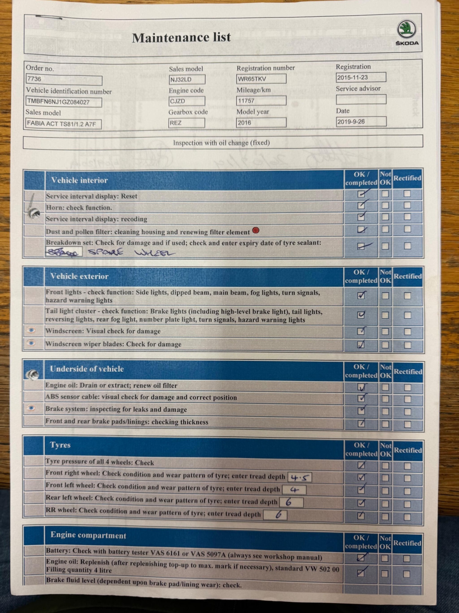 Used Skoda Fabia for sale - 77598687: Photo 34