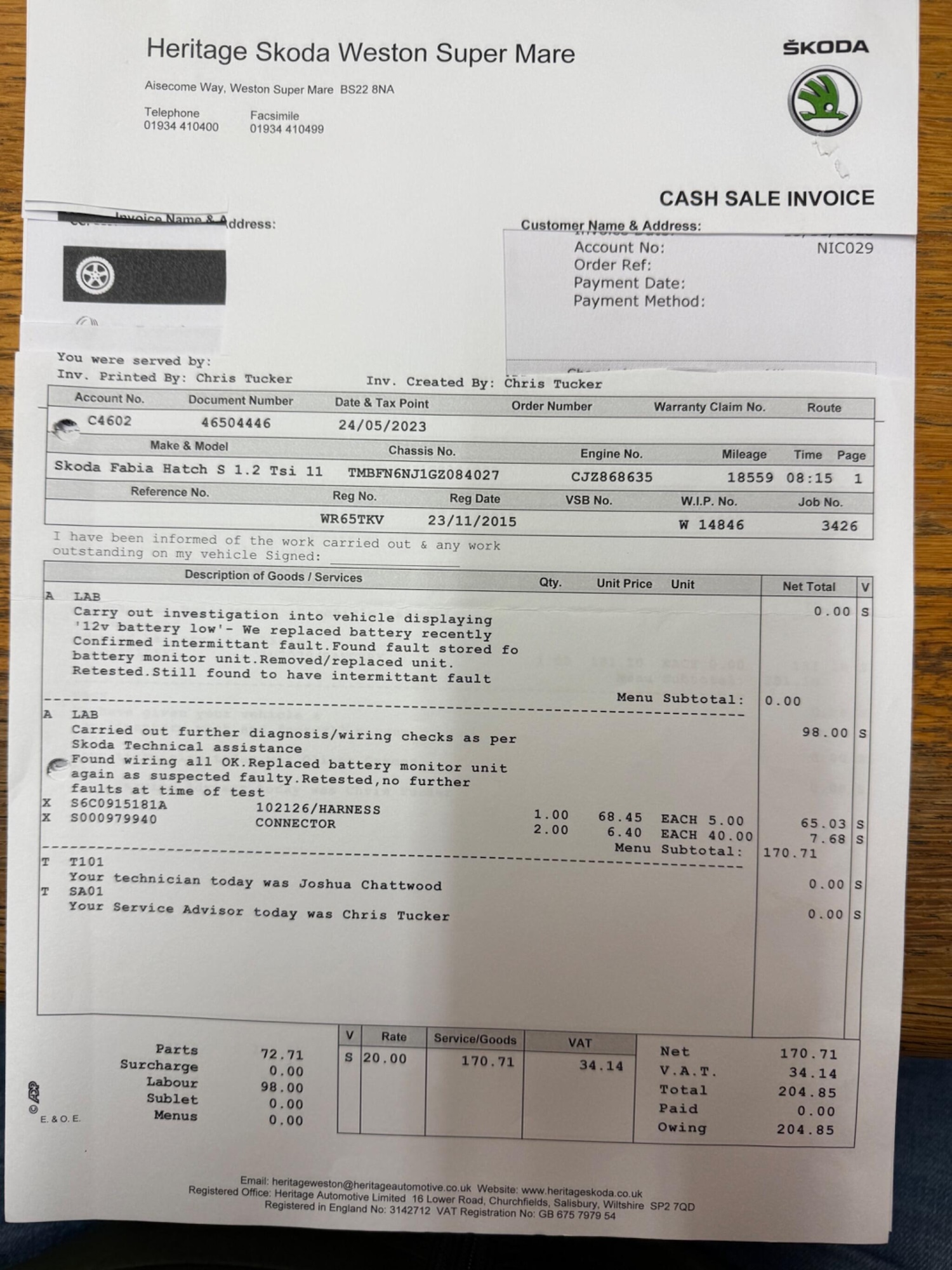 Used Skoda Fabia for sale - 77598687: Photo 37