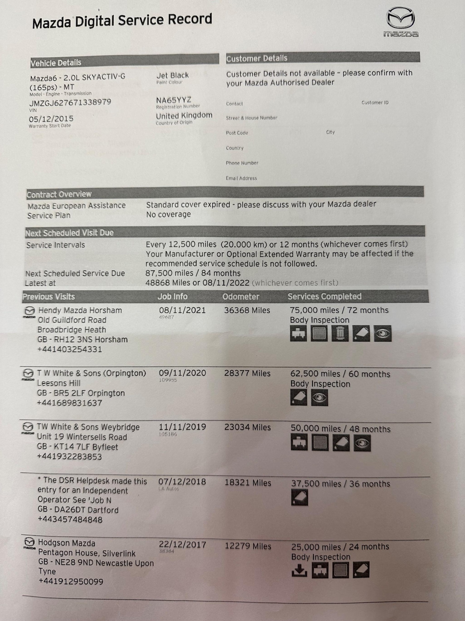 Used Mazda Mazda6 2015 for sale - 76549840: Photo 48