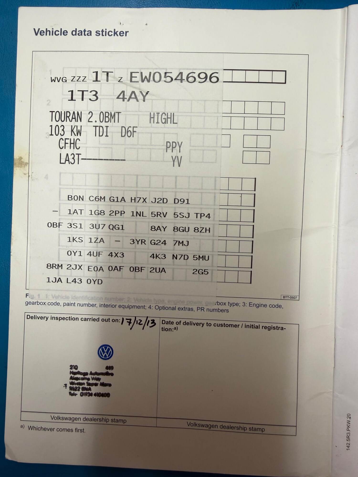 Used Volkswagen Touran 2014 for sale - 76657561: Photo 34