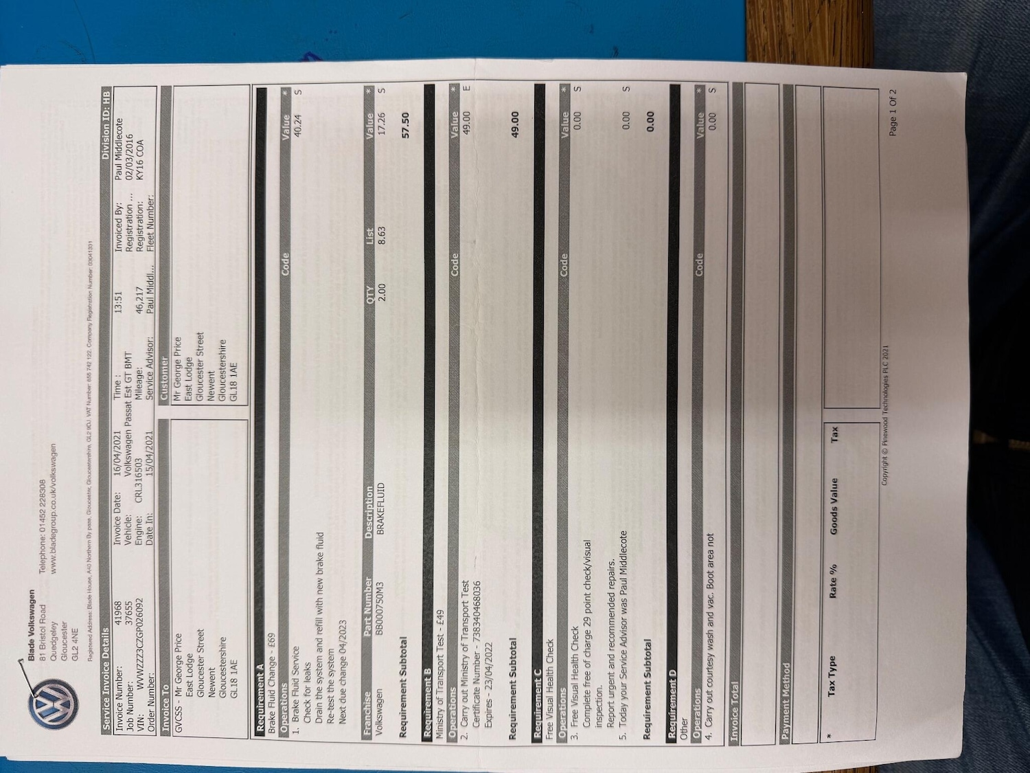 Used Volkswagen Passat 2016 for sale - 76898948: Photo 68