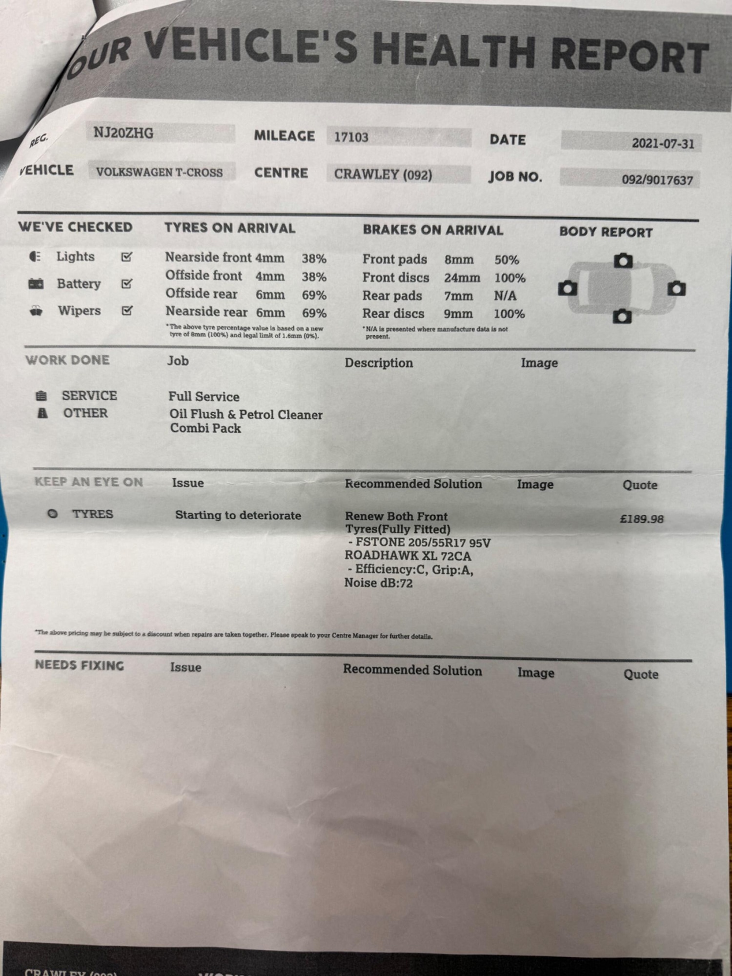 Used Volkswagen T-Cross 2020 for sale - 77306002: Photo 45