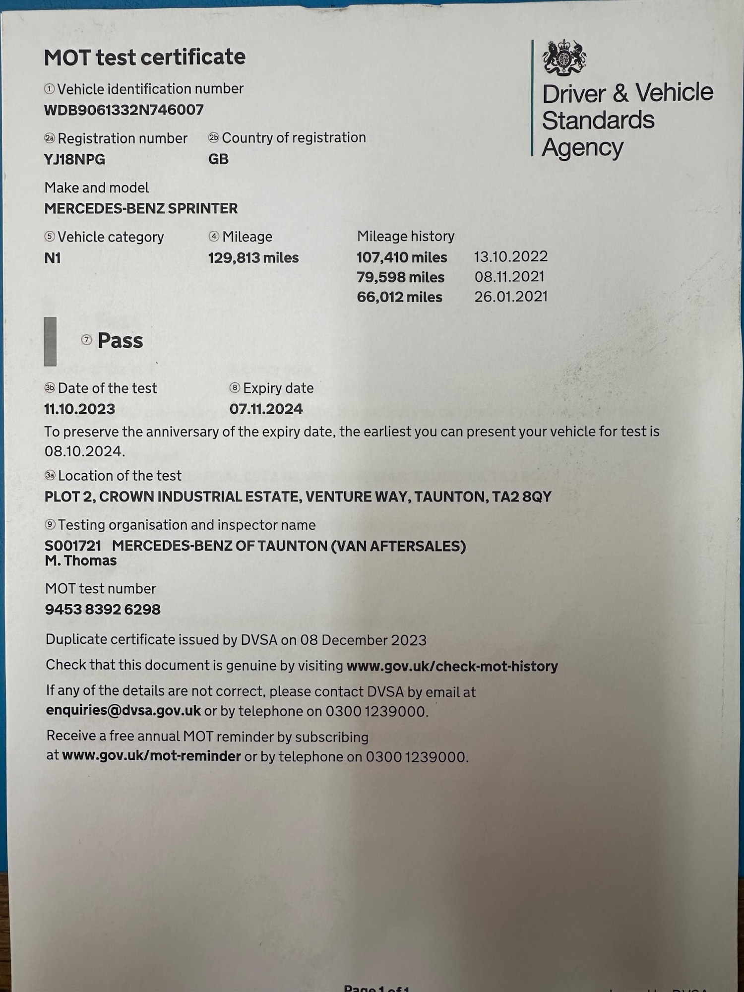 Used Mercedes-Benz Sprinter 2018 for sale - 76996236: Photo 24