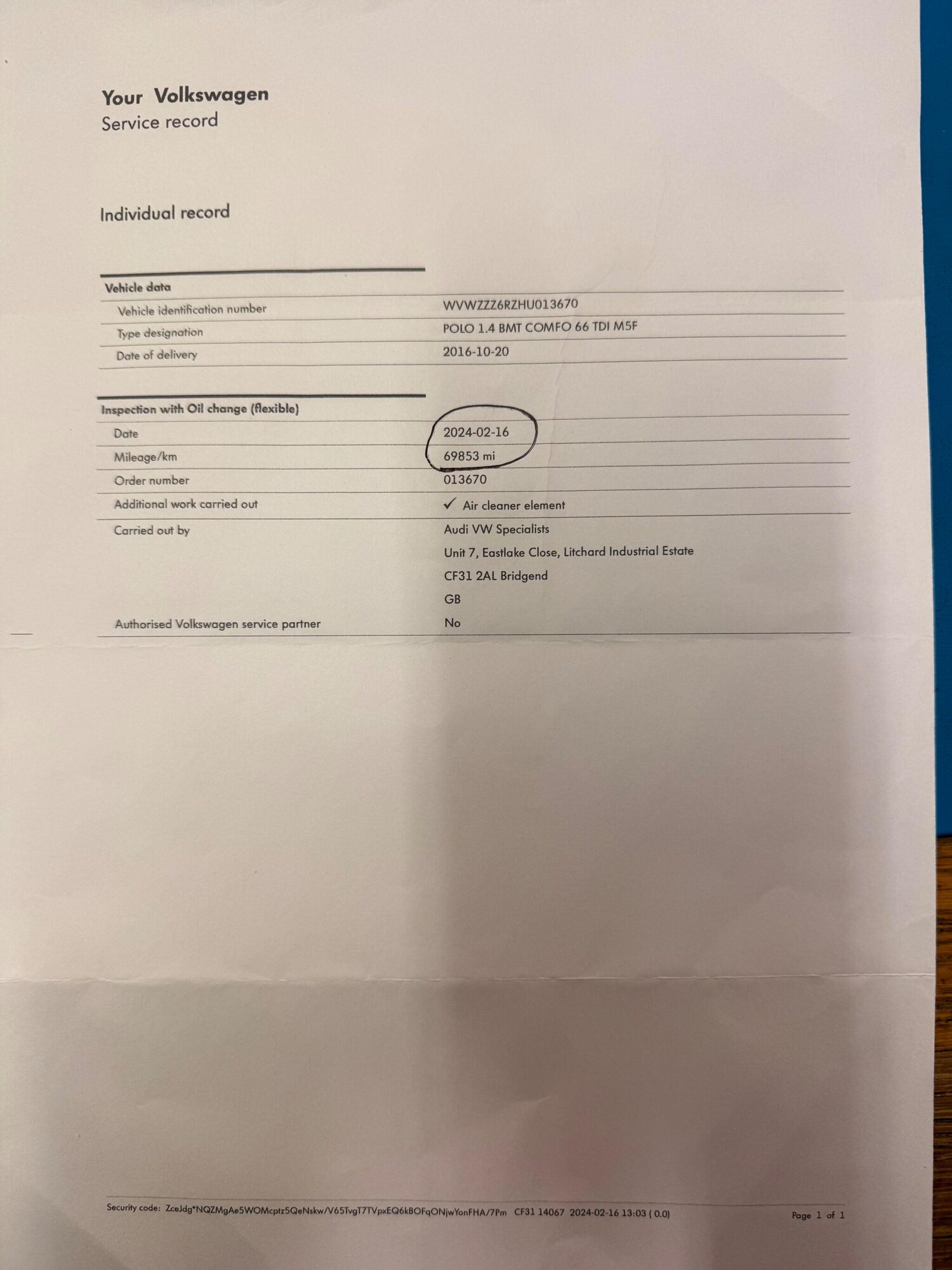 Used Volkswagen Polo 2016 for sale - 76398546: Photo 51