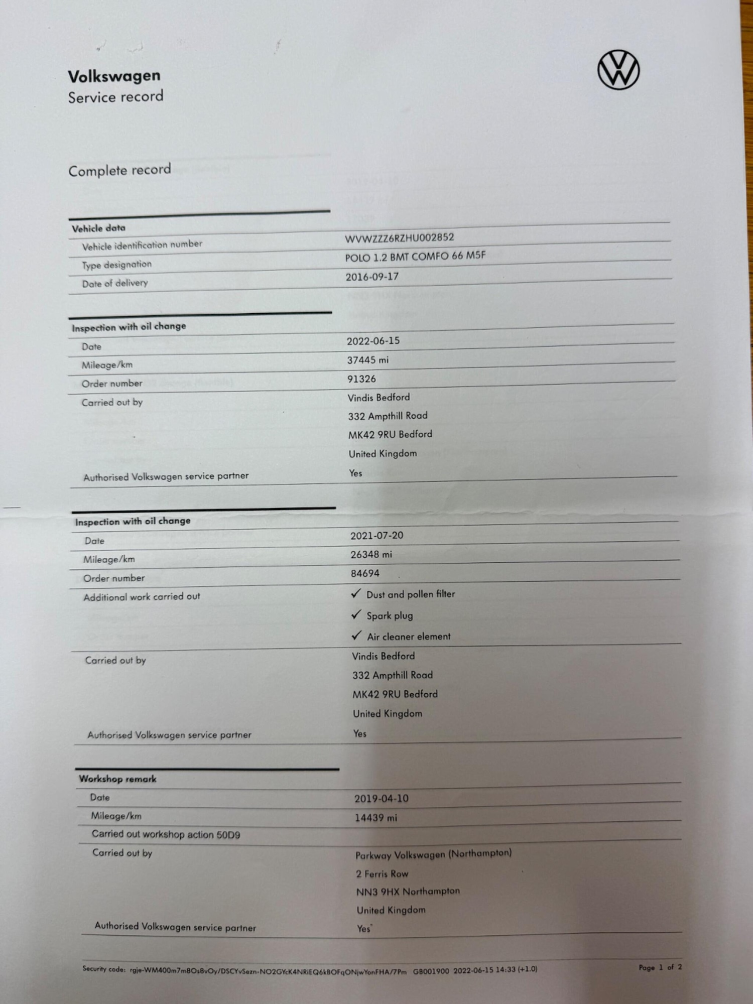 Used Volkswagen Polo 2016 for sale - 77331982: Photo 45