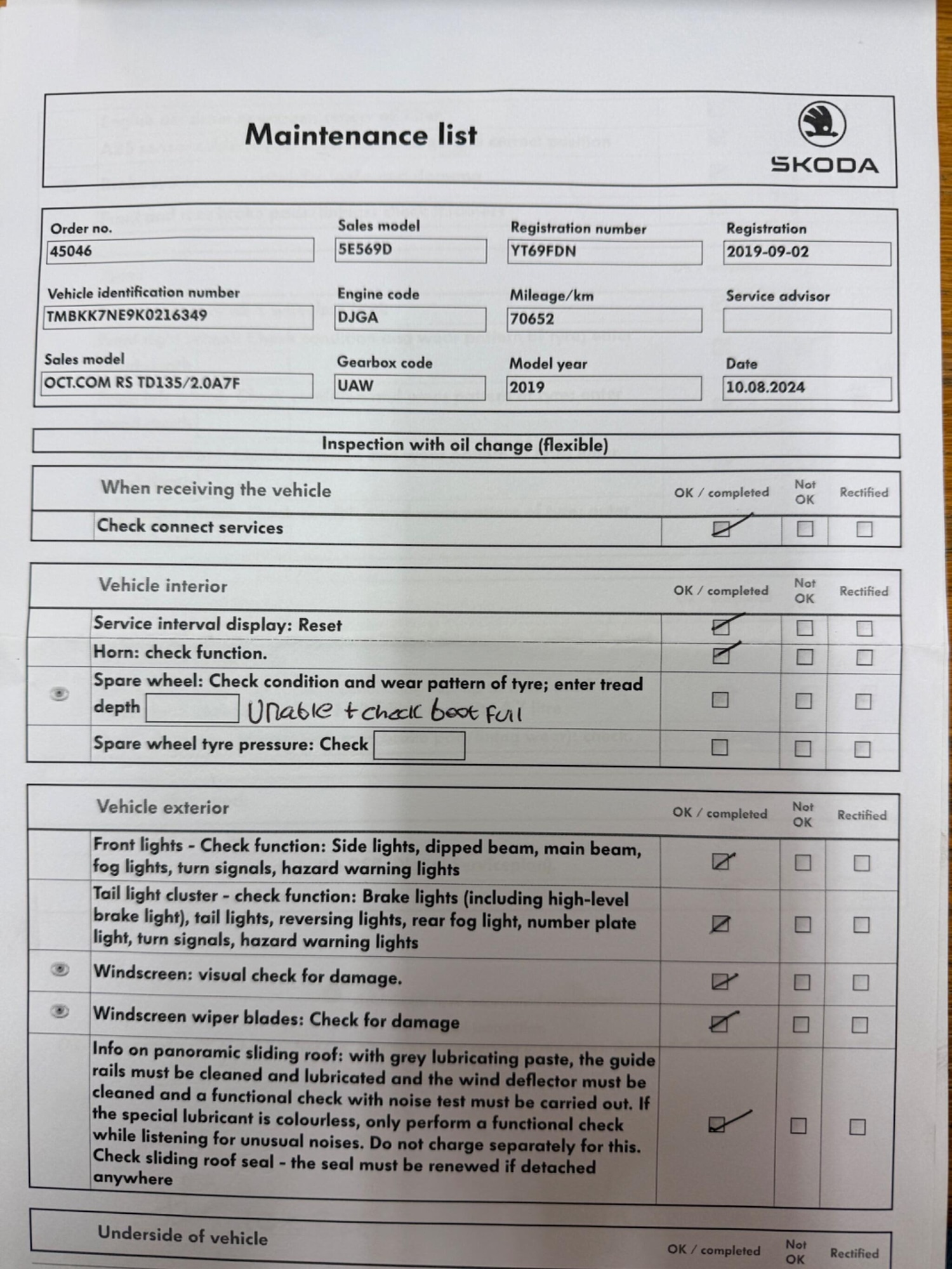 Used Skoda Octavia 2019 for sale - 77509718: Photo 44