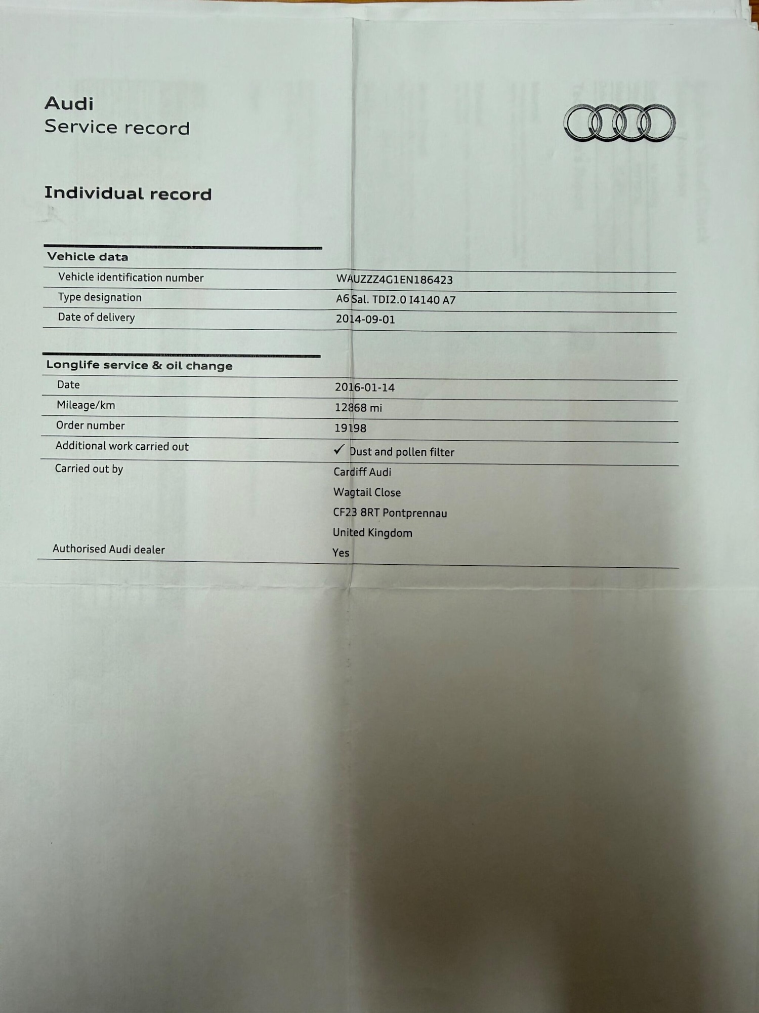 Used Audi A6 2014 for sale - 77625595: Photo 45