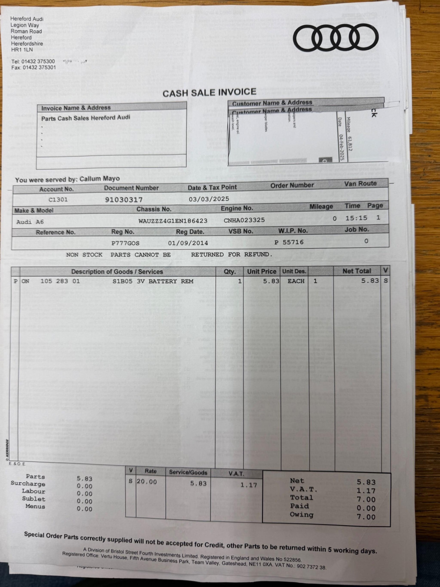 Used Audi A6 2014 for sale - 77625595: Photo 50