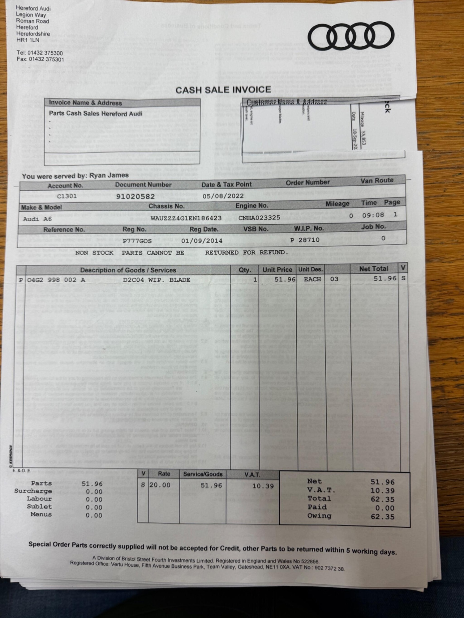 Used Audi A6 2014 for sale - 77625595: Photo 56