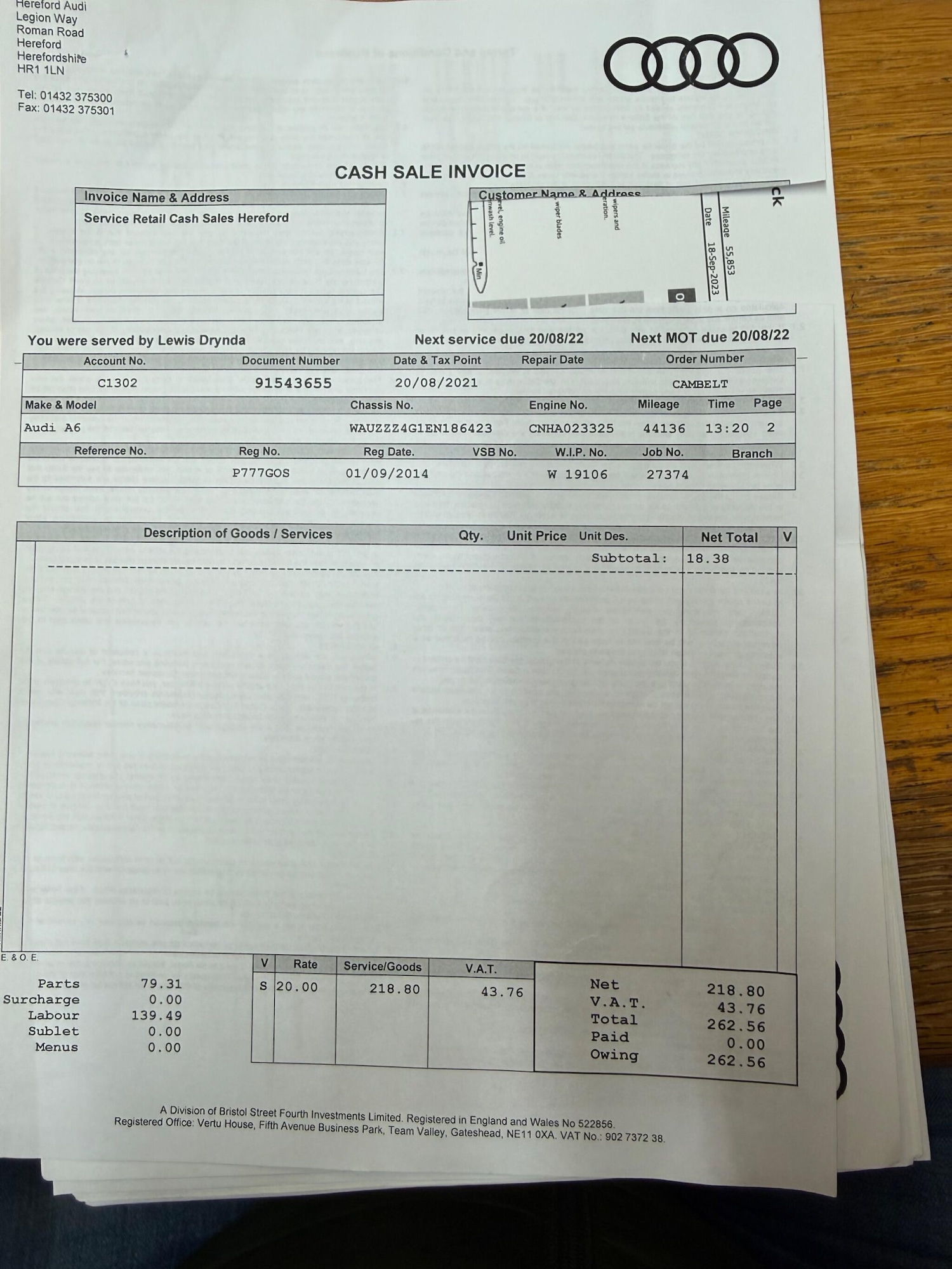 Used Audi A6 2014 for sale - 77625595: Photo 58