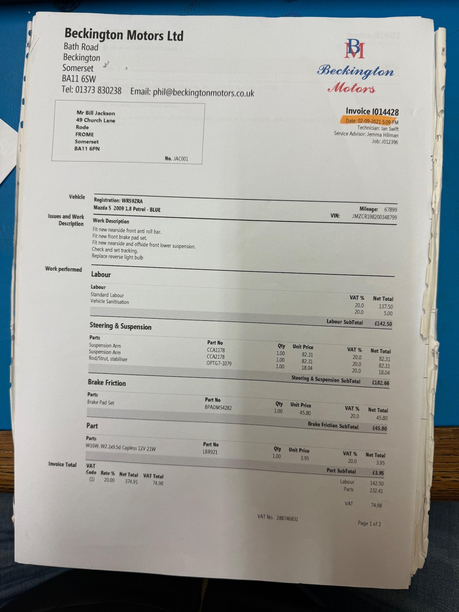 Used Mazda Mazda5 2009 for sale - 76925972: Photo 39