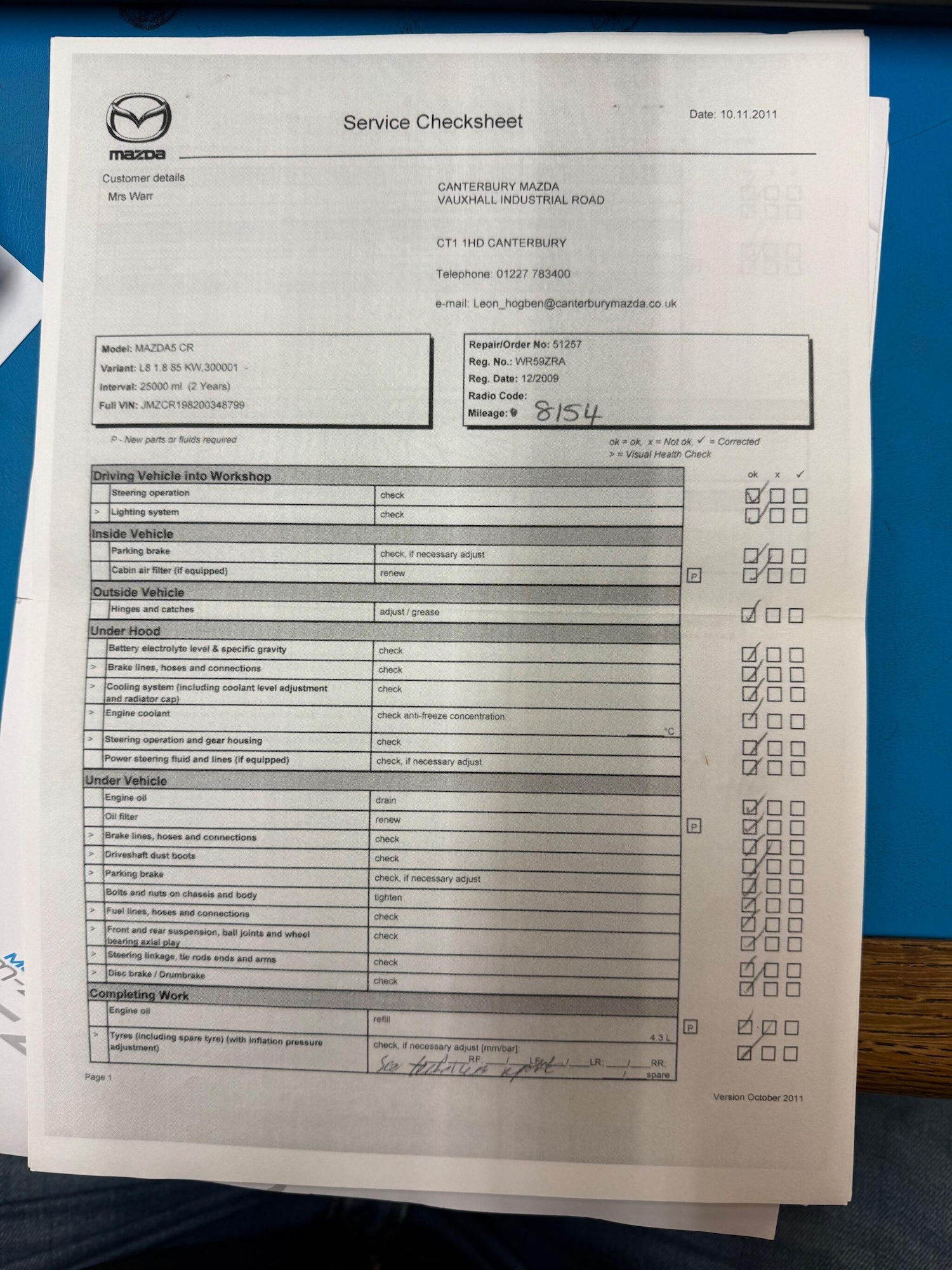 Used Mazda Mazda5 2009 for sale - 76925972: Photo 56