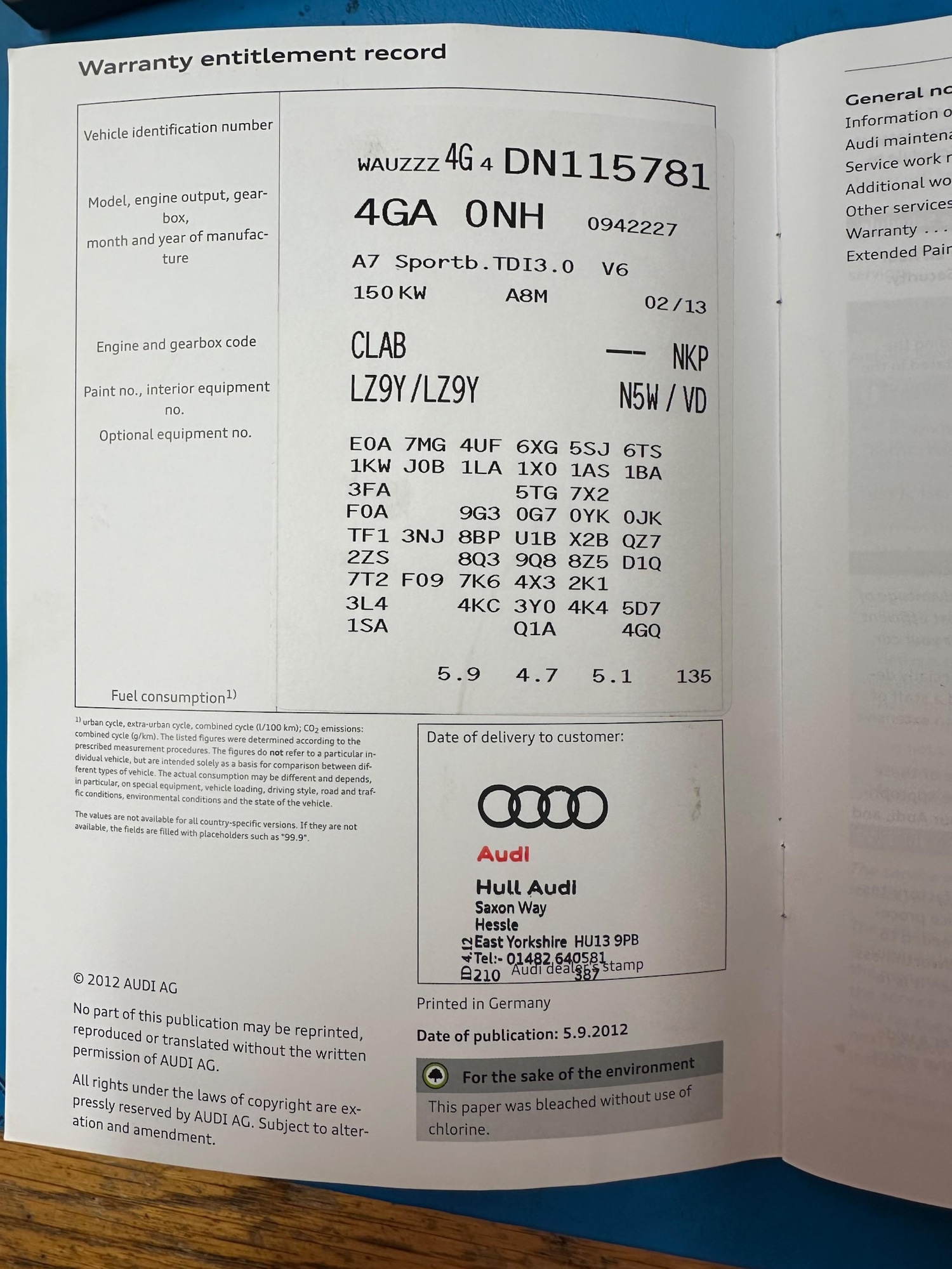 Used Audi A7 2013 for sale - 76849765: Photo 49