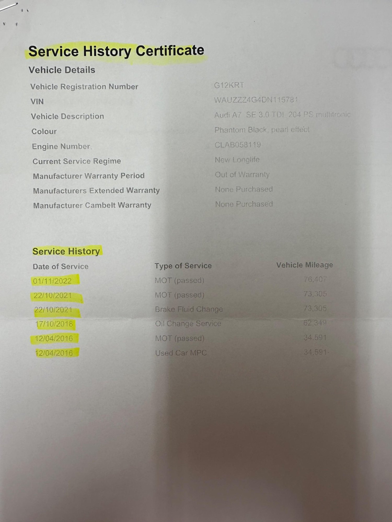 Used Audi A7 2013 for sale - 76849765: Photo 54