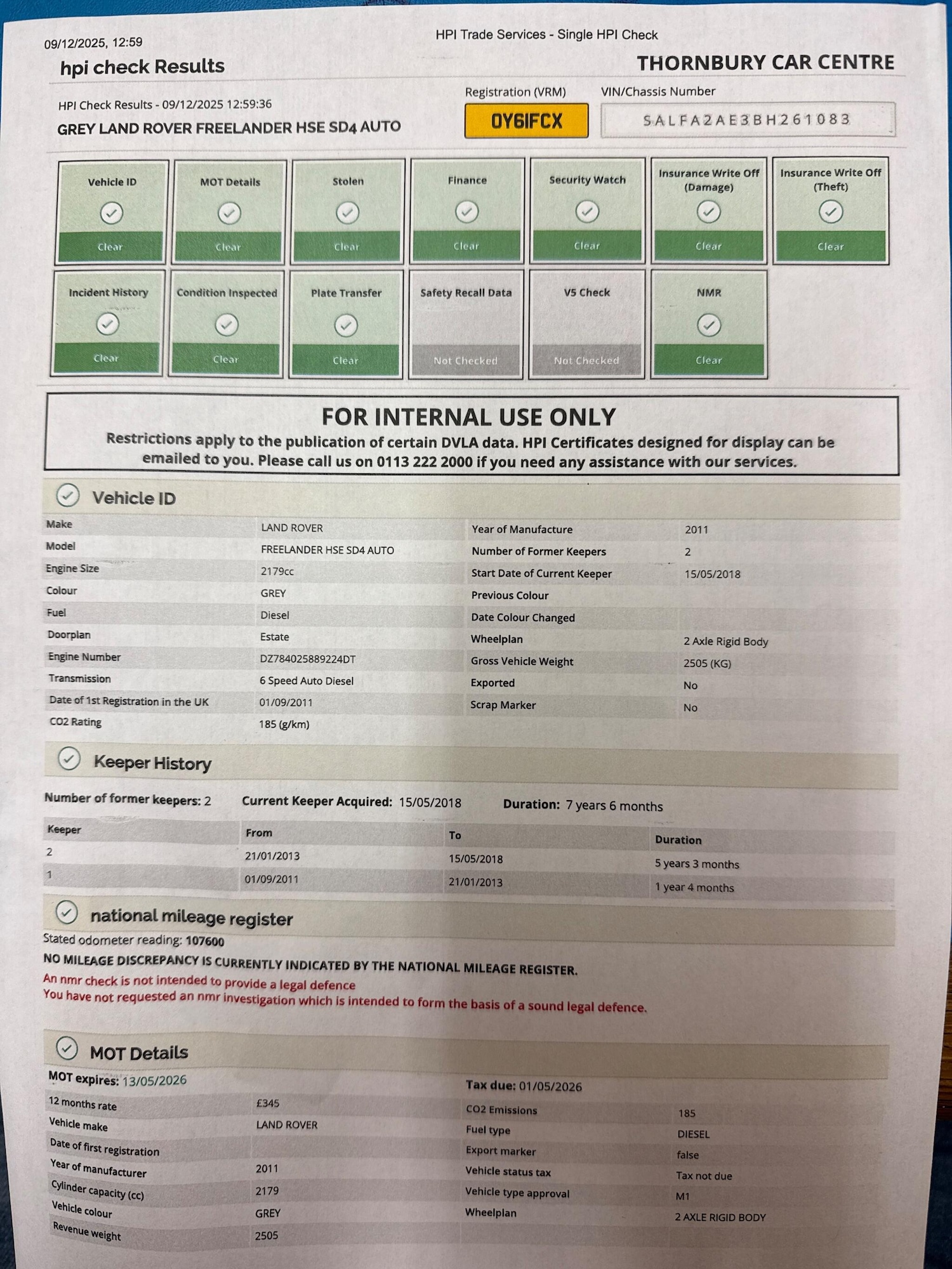 Used Land Rover Freelander 2011 for sale - 76926933: Photo 66