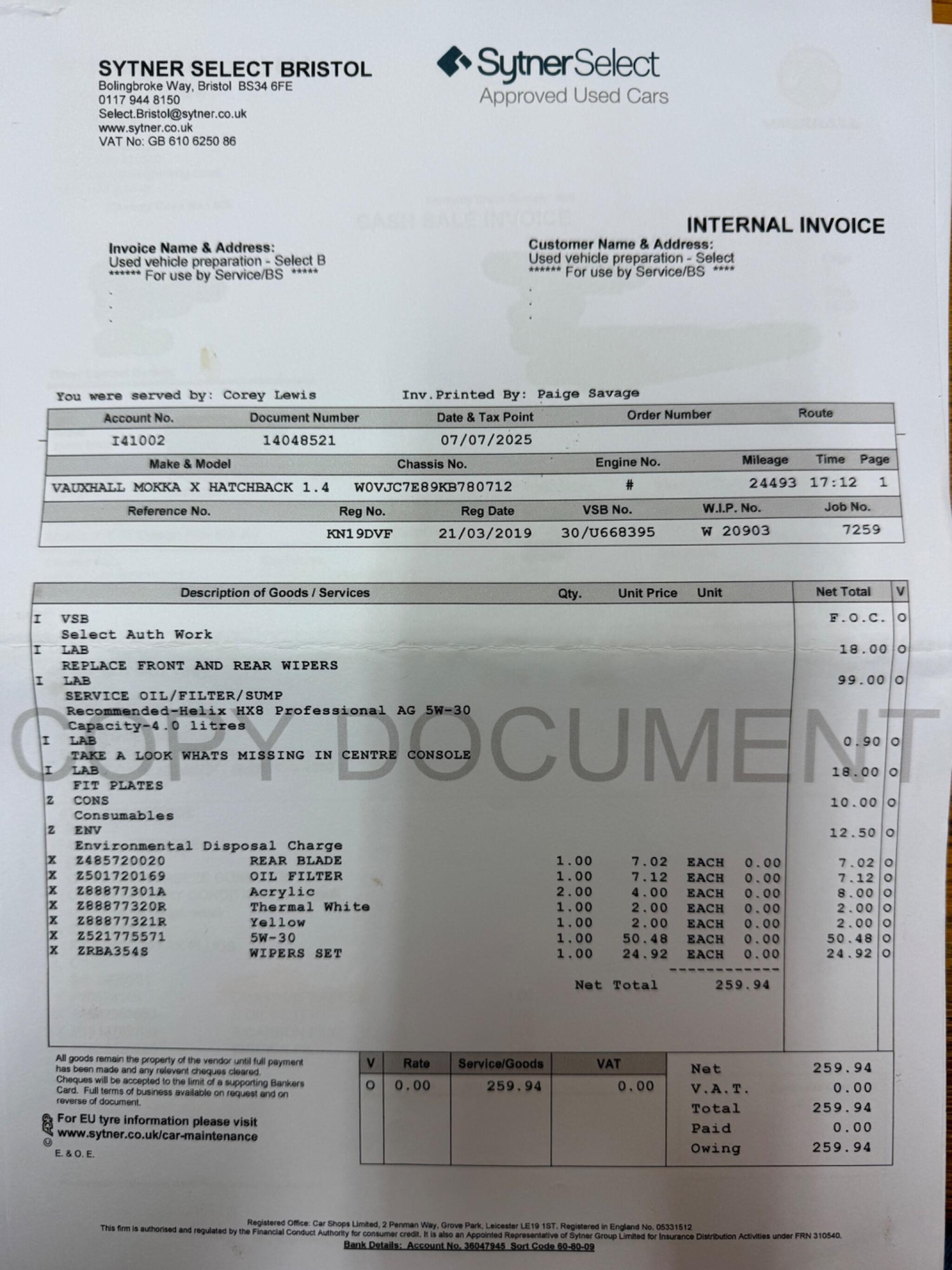 Used Vauxhall Mokka X 2019 for sale - 77376709: Photo 41