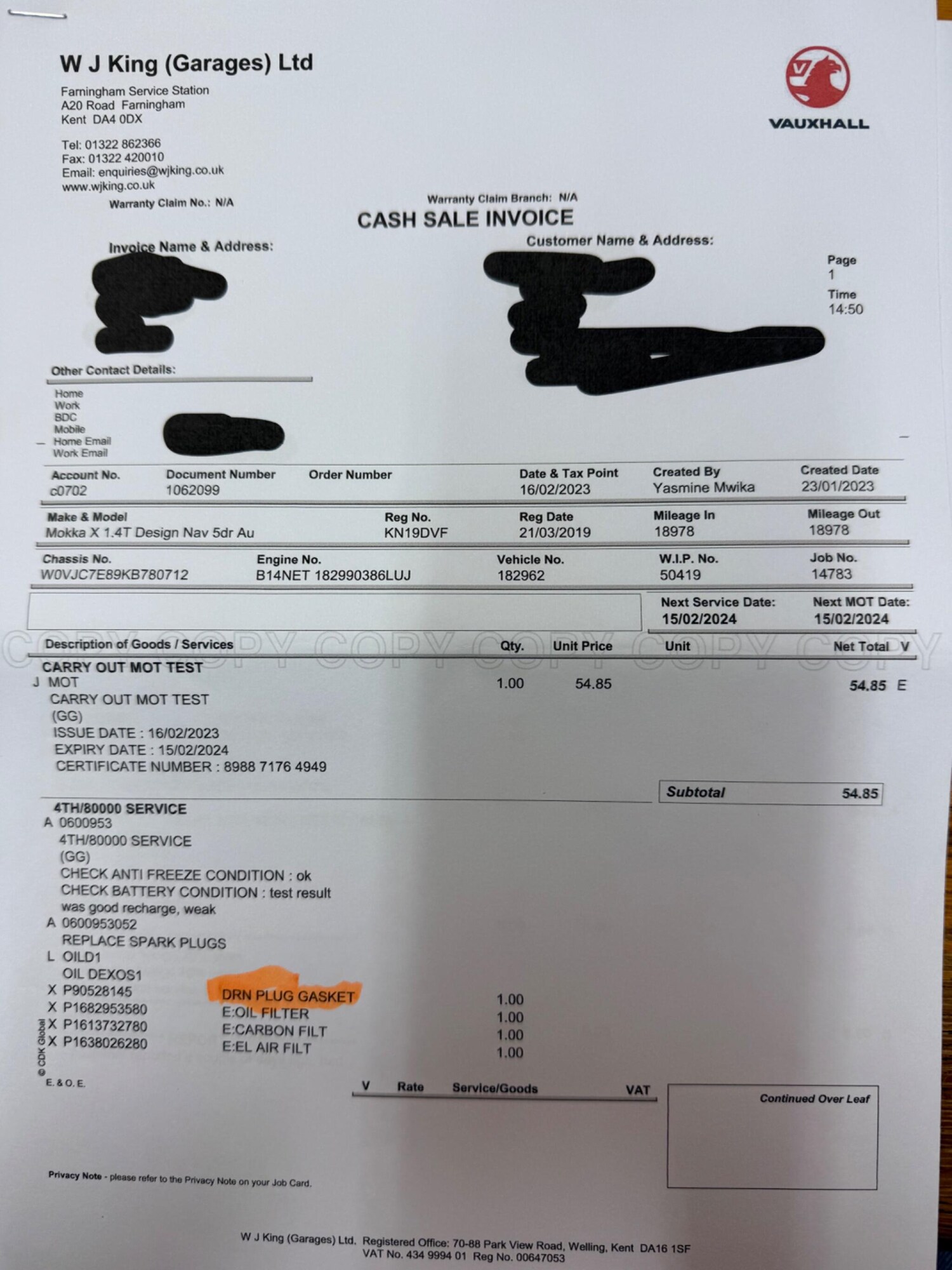 Used Vauxhall Mokka X 2019 for sale - 77376709: Photo 42