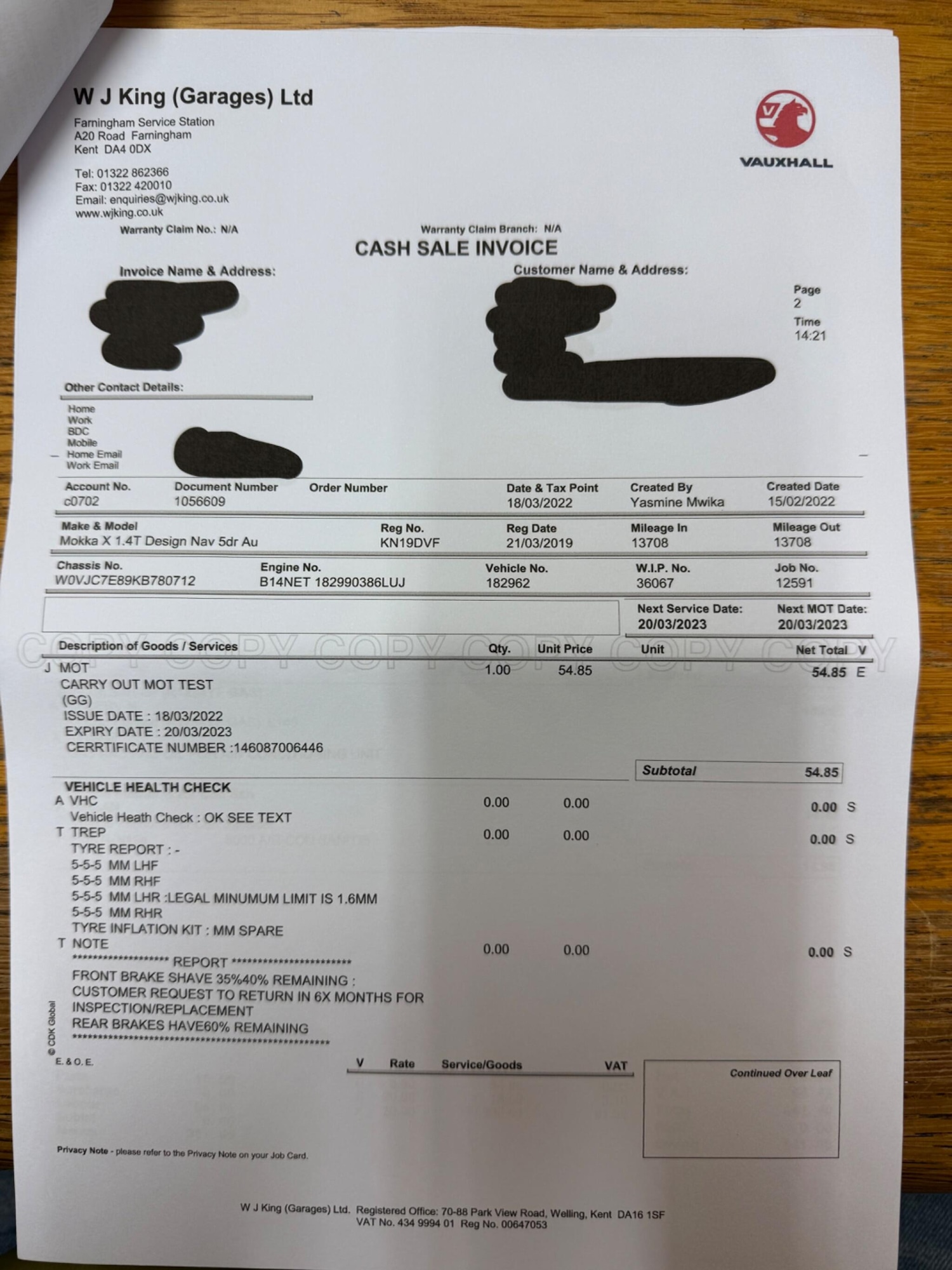 Used Vauxhall Mokka X 2019 for sale - 77376709: Photo 45