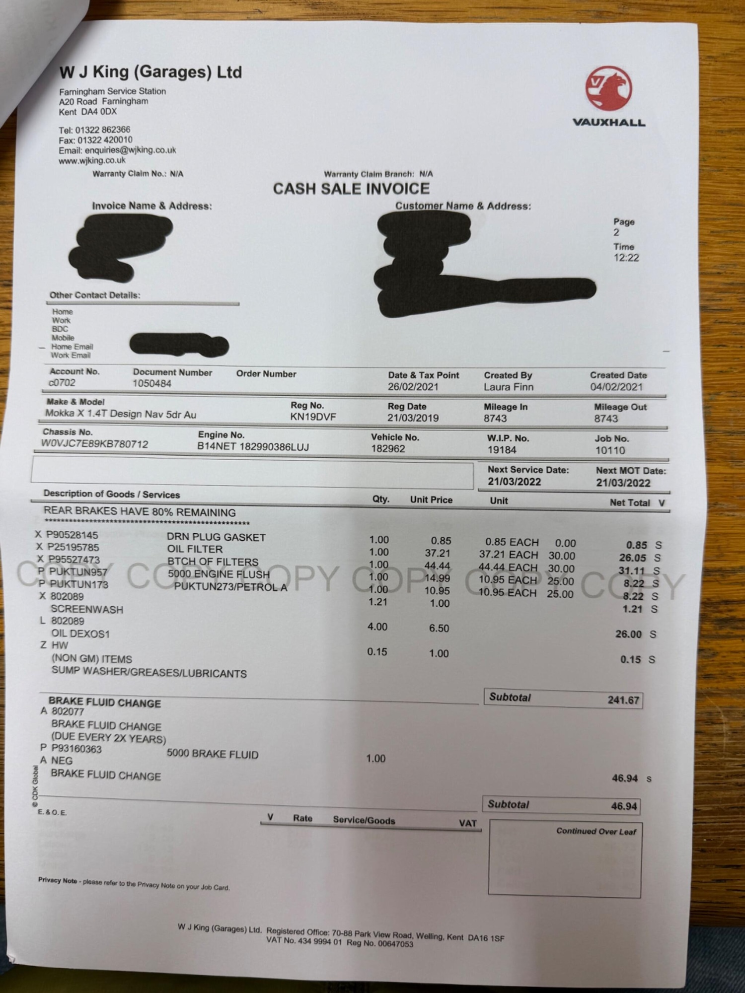 Used Vauxhall Mokka X 2019 for sale - 77376709: Photo 48